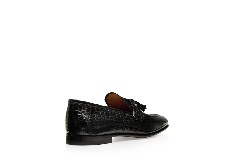 PRINTED ALLIGATOR SEAN TASSEL LOAFER 3