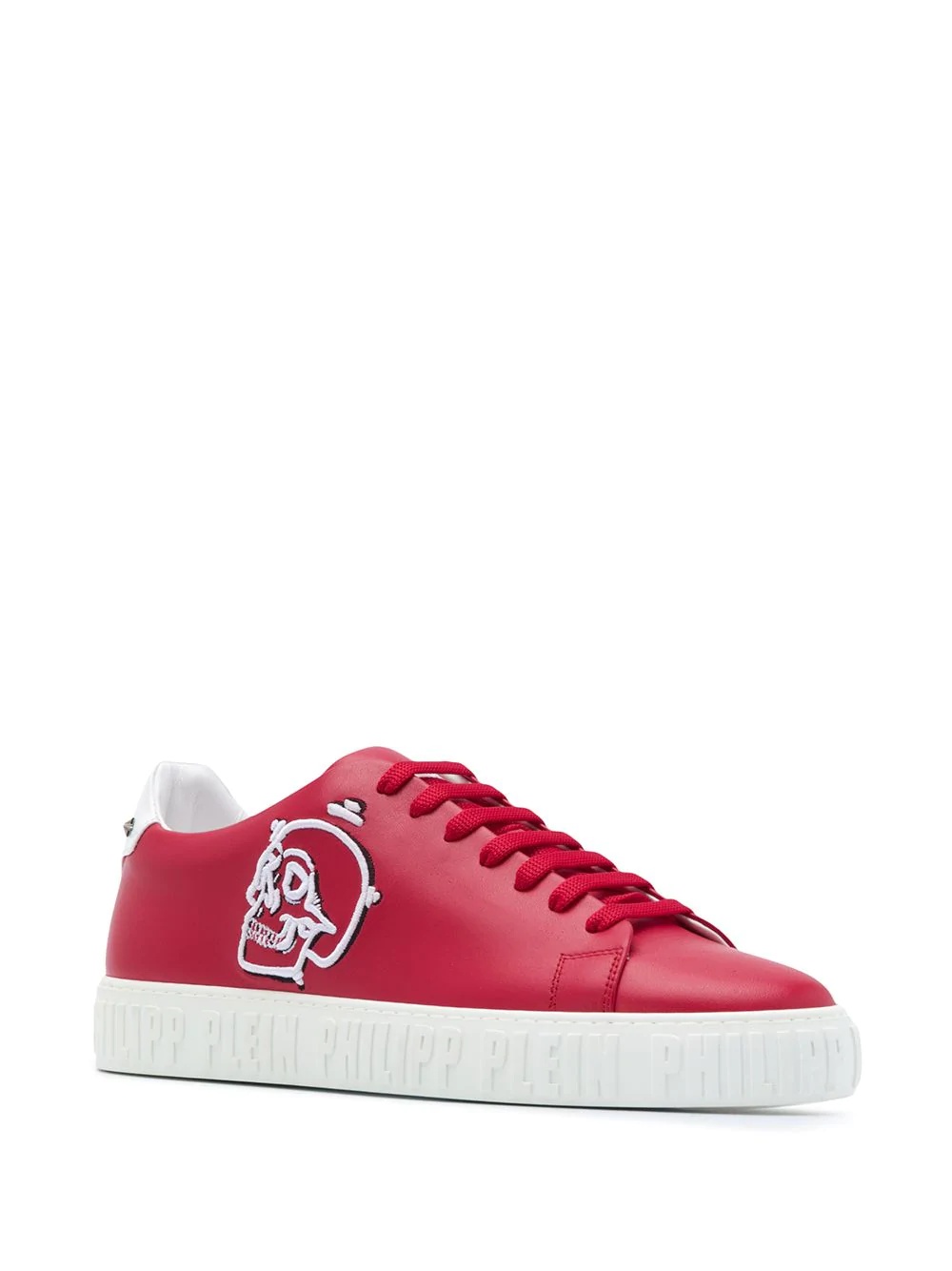 skull-patch low-top trainers  - 2