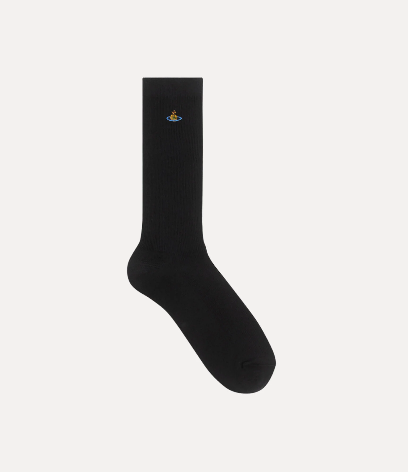 RIBBED CREW SOCK - 1