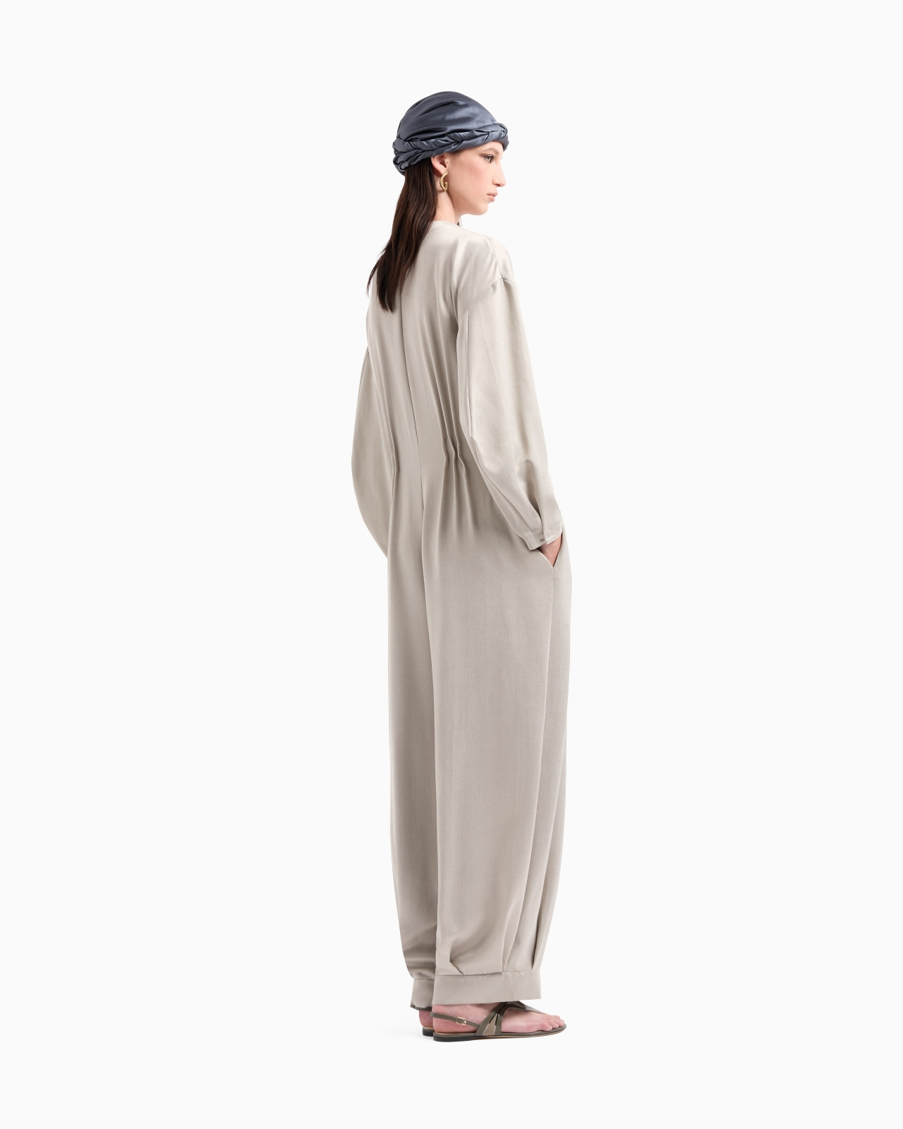 VISCOSE AND CUPRO JUMPSUIT - 3