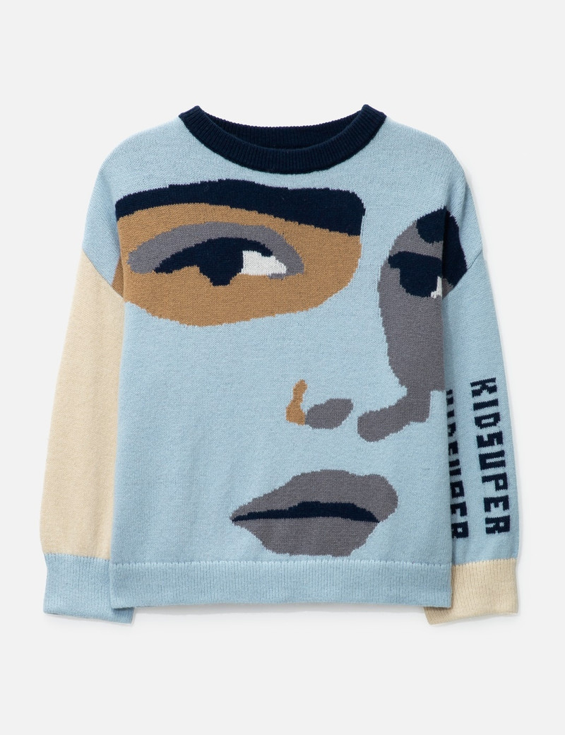 FACE BOXY SWEATER 1