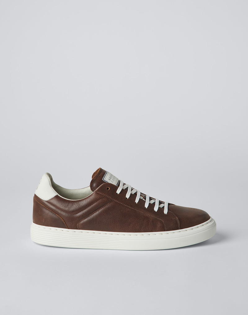 Grained calfskin sneakers 5