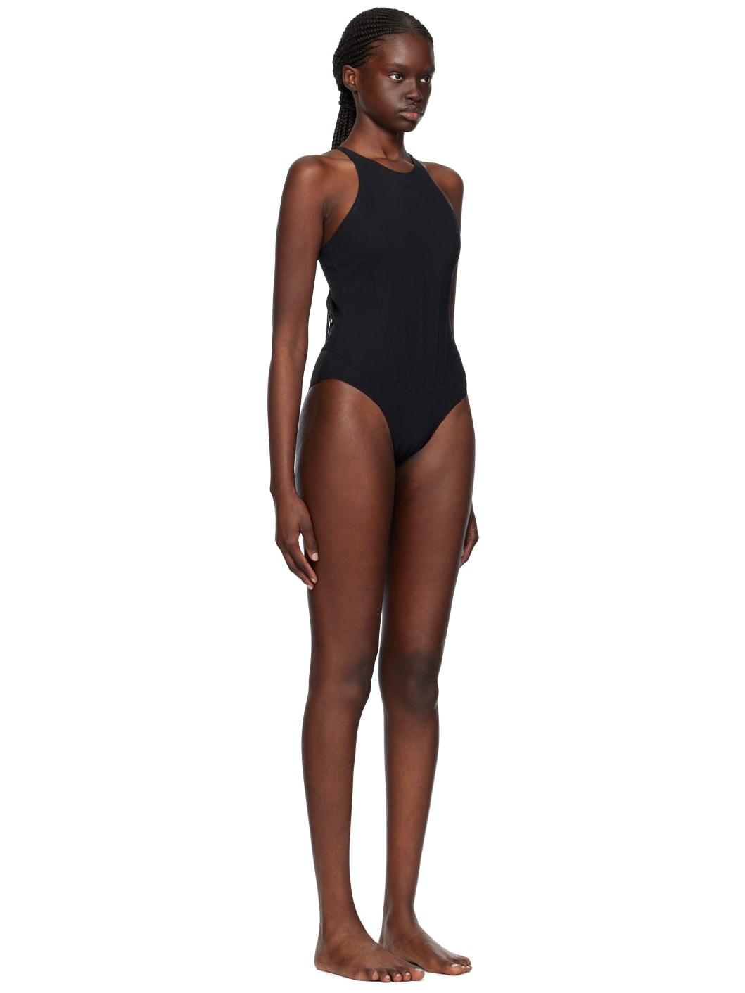 Black Bonded Swimsuit - 2