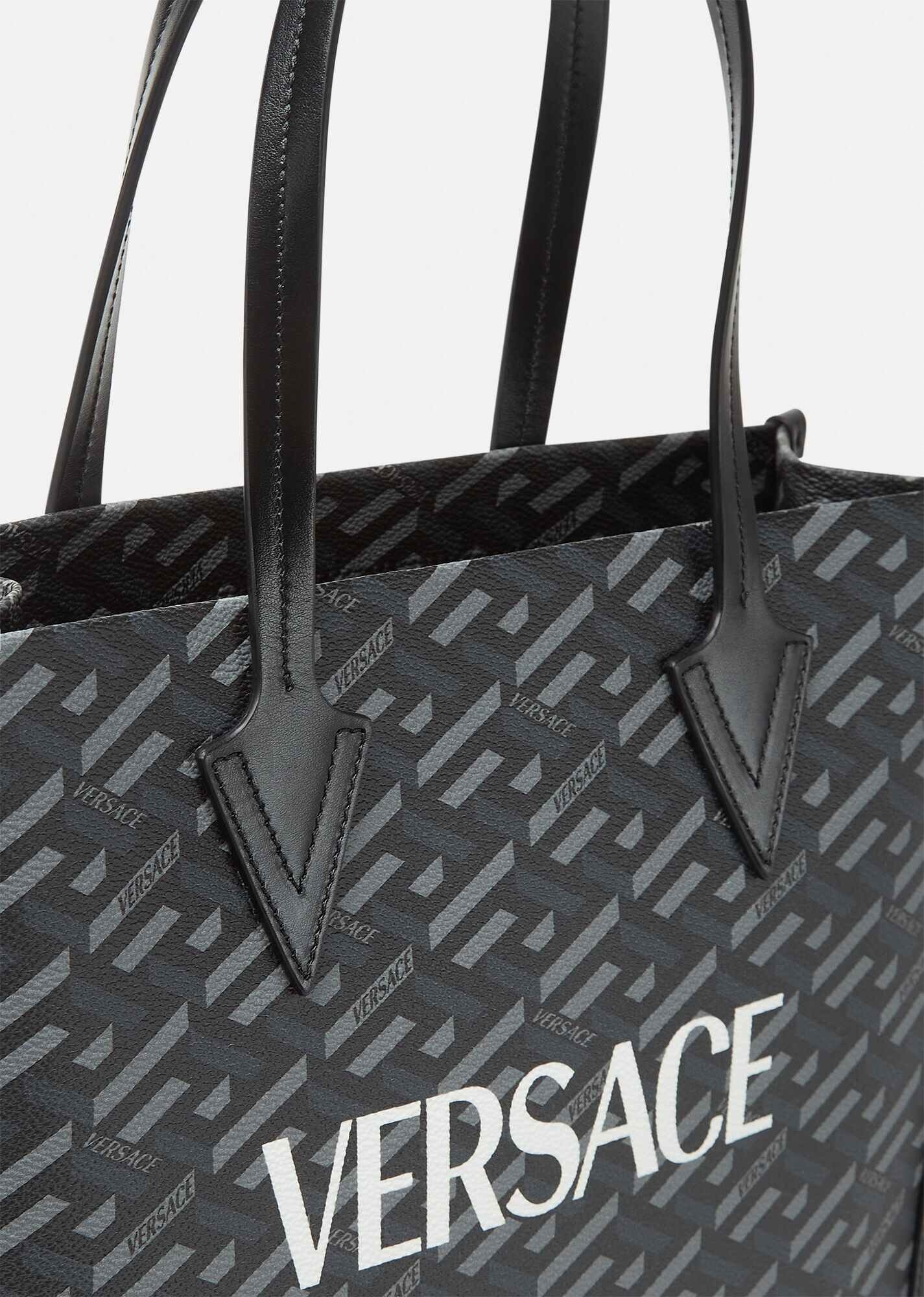 La Greca Signature Tall Tote Bag - 5