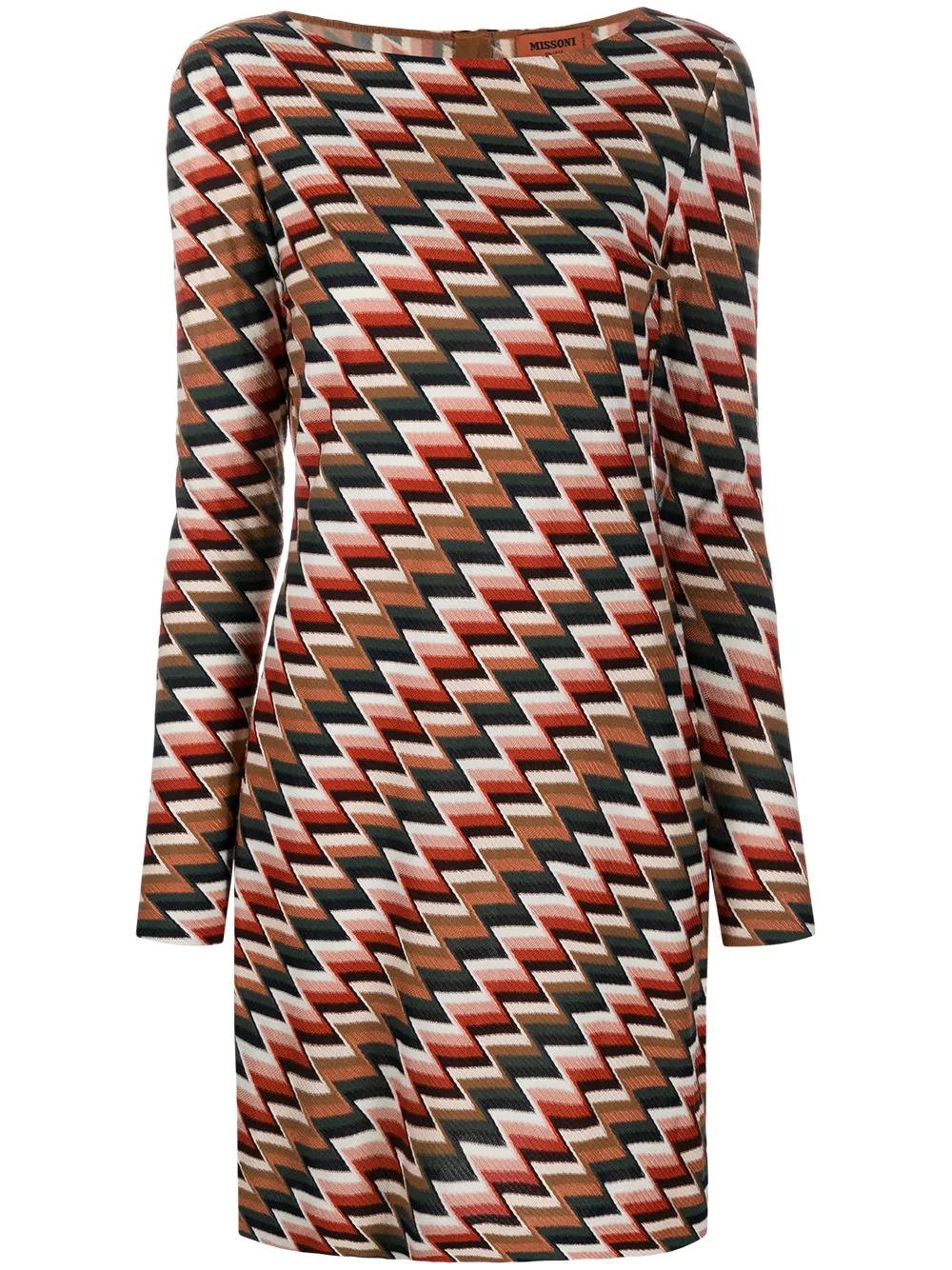 zig-zag knit dress - 1