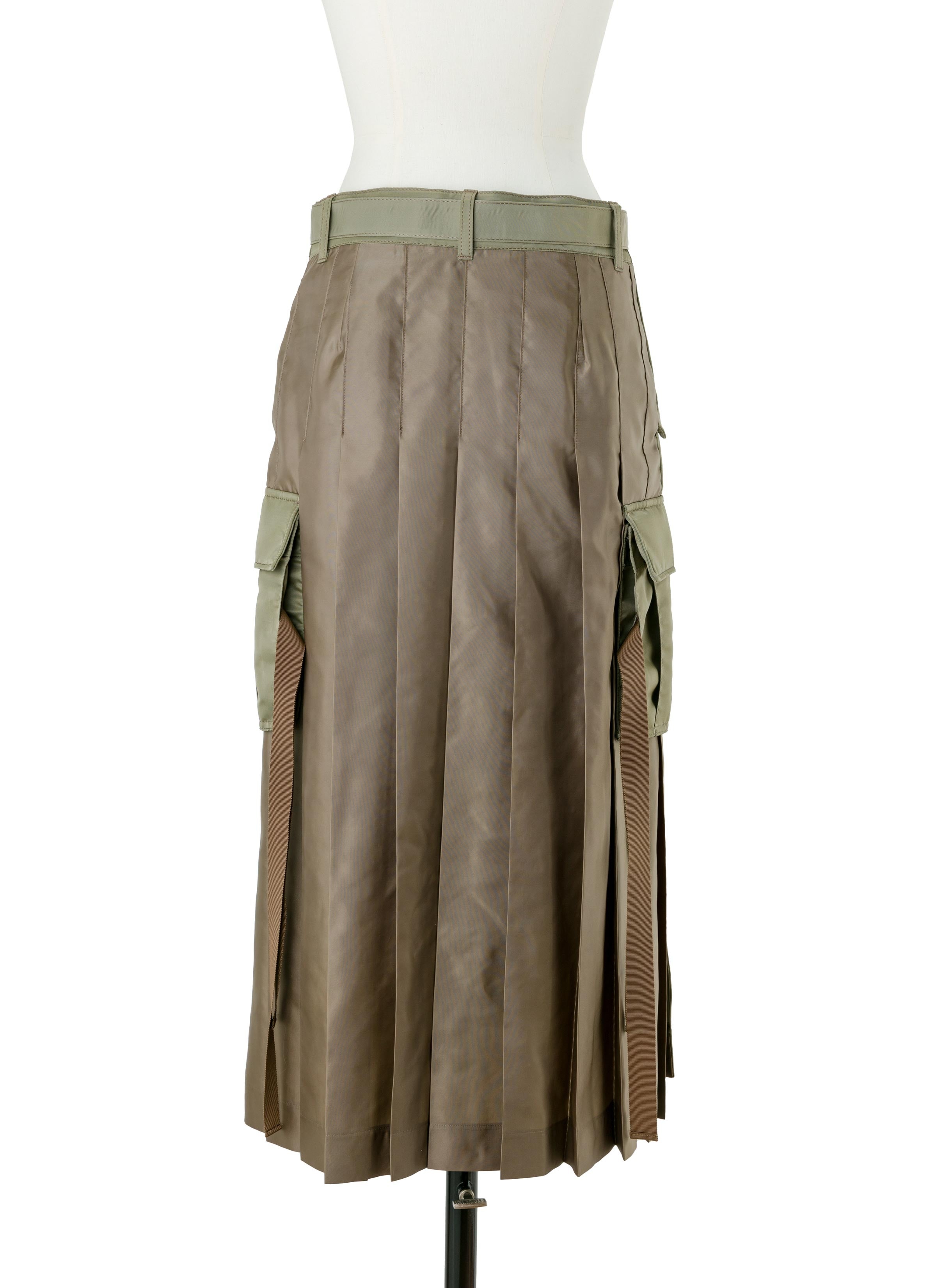 Nylon Twill Skirt - 3