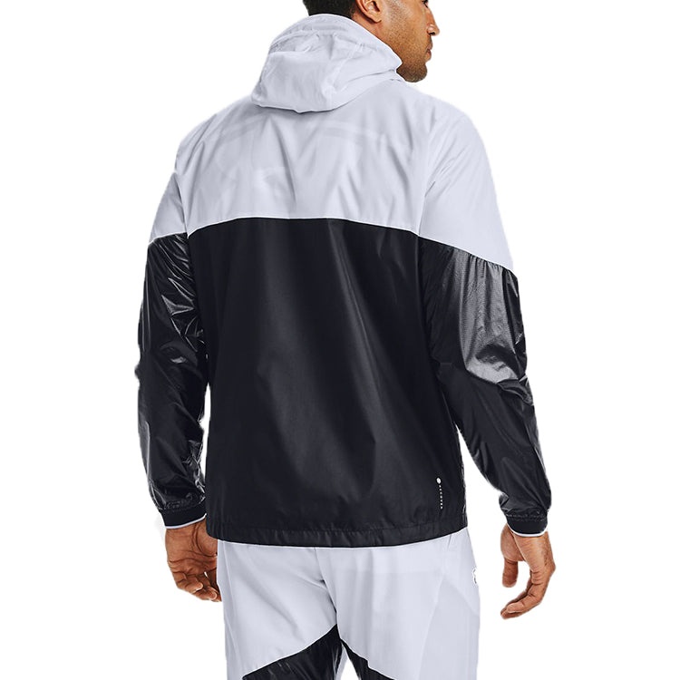Under Armour Recover Legacy Hoodie Jacket 'White Black' 1353370-100 - 2