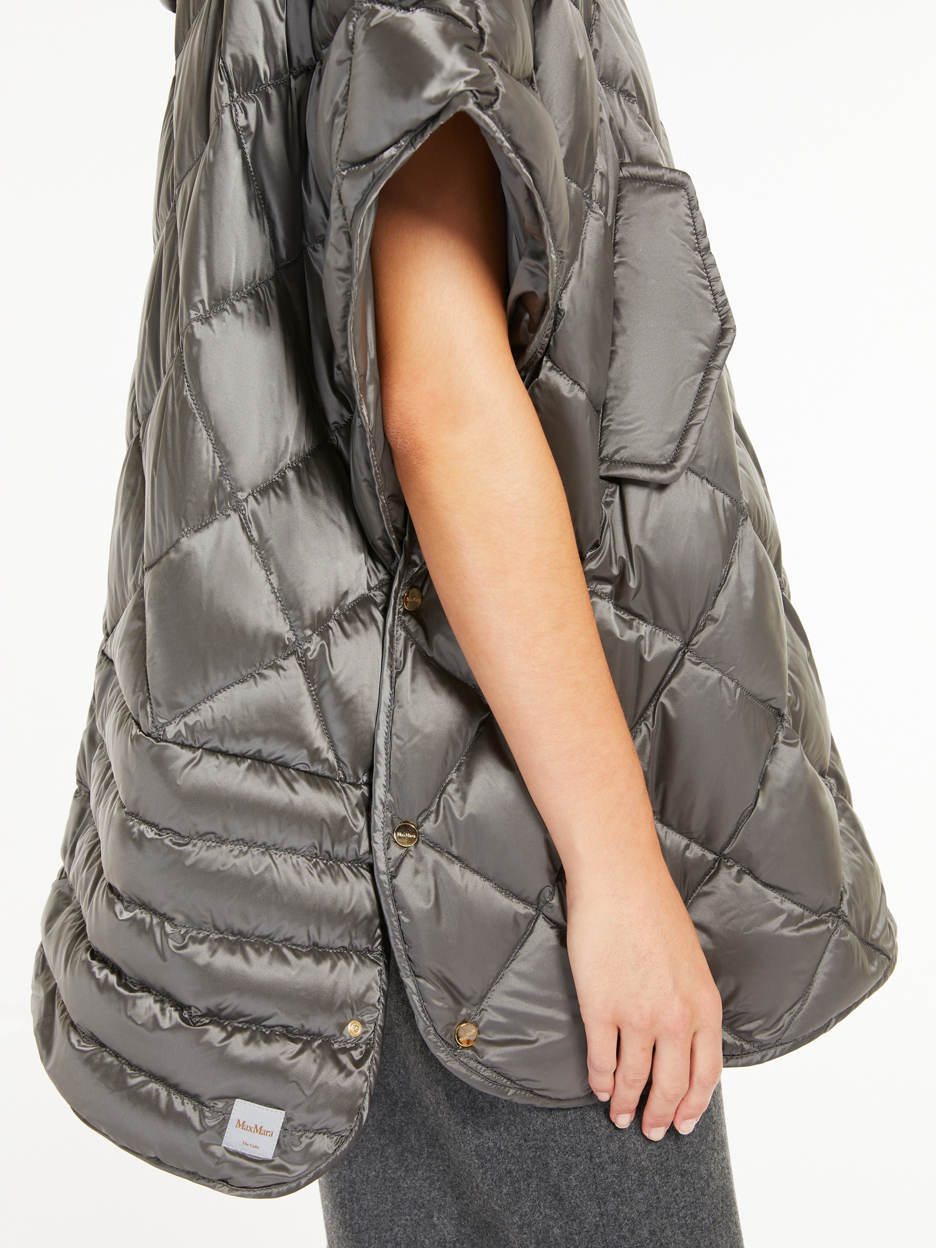 TREMAN Cape with hood in water-repellent canvas - 5