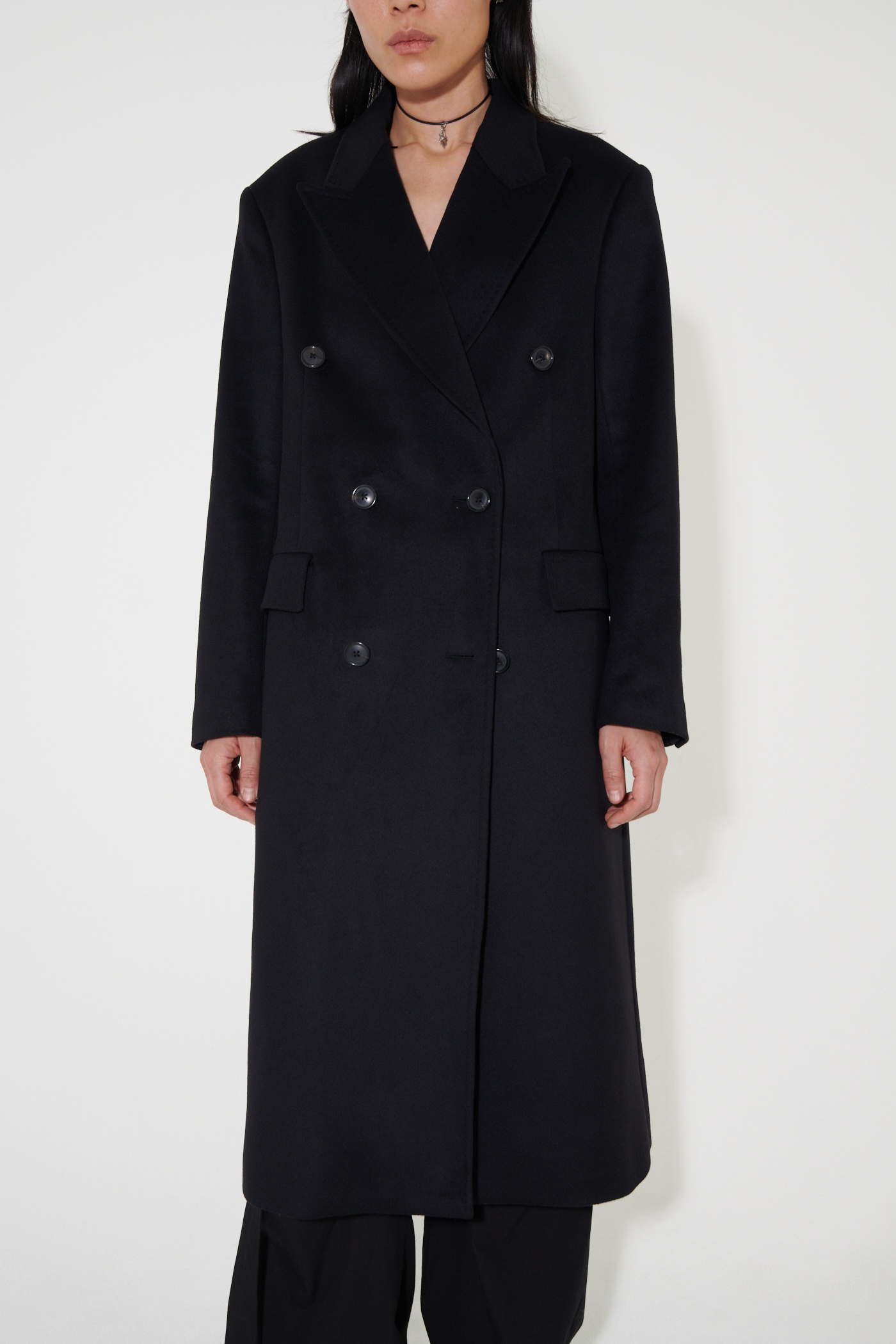 DB Coat Black Heavy Melton | Our Legacy - 5
