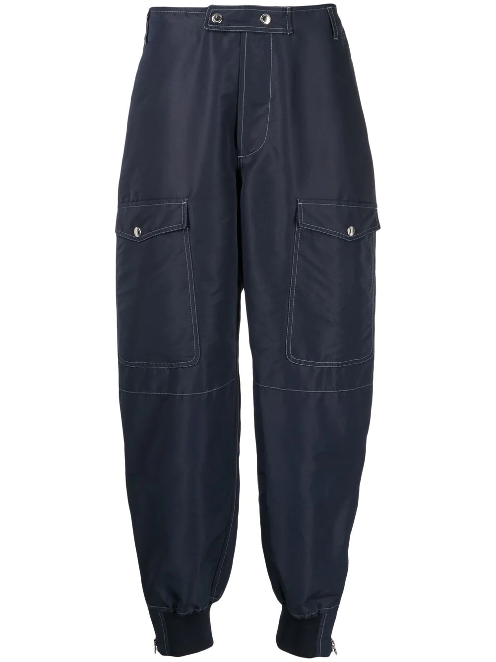 loose-fit parachute trousers - 1