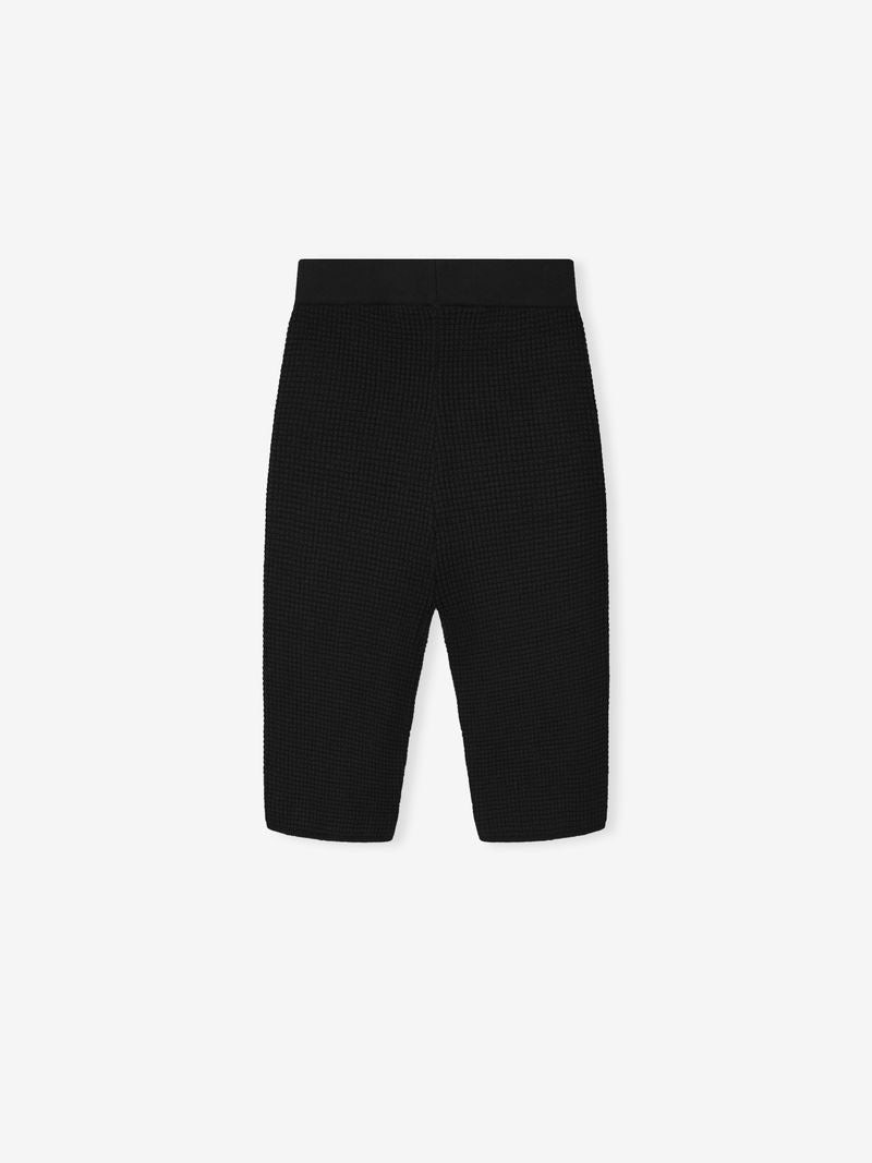 Womens Waffle Biker Short 2