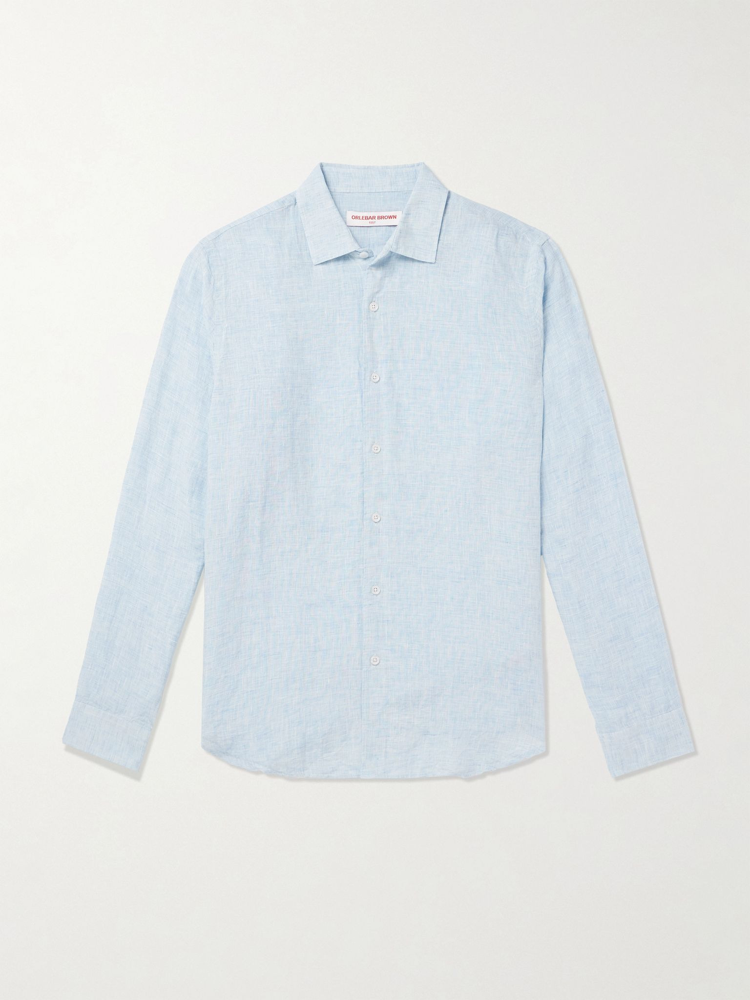 Giles Linen Shirt Blue - 1