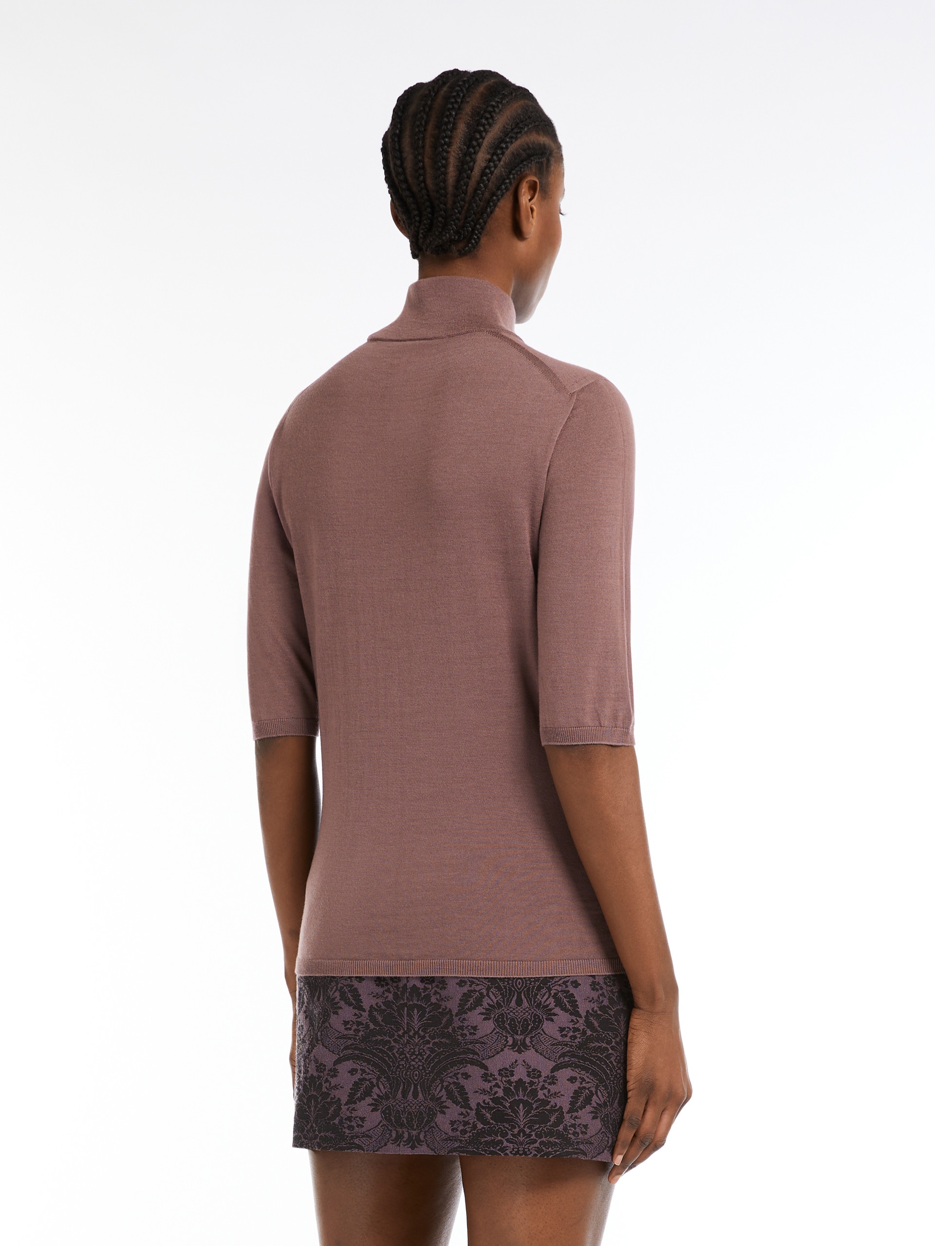 CECINA Wool knit turtleneck jumper - 4