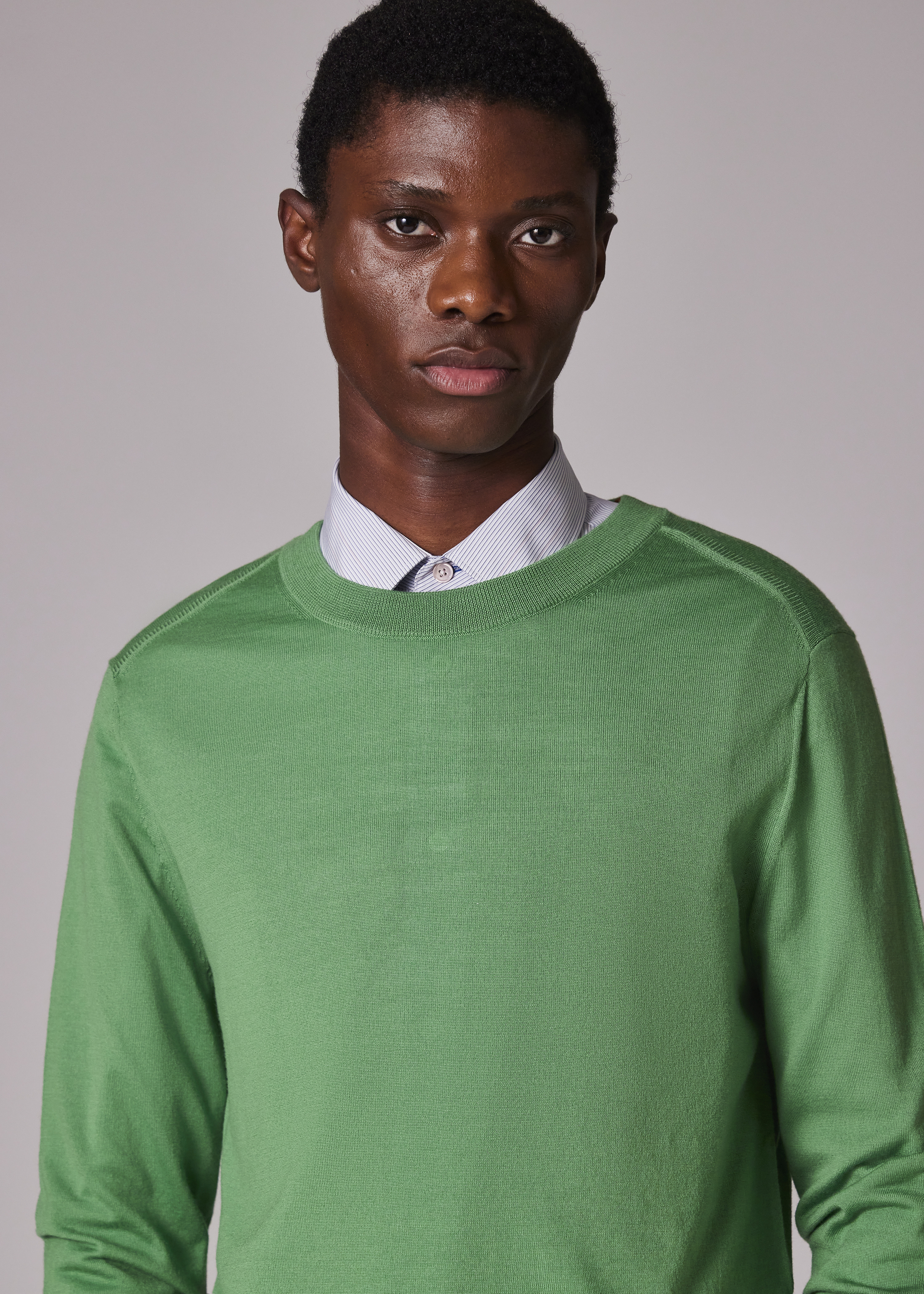 Bright Green Merino Wool Sweater - 3