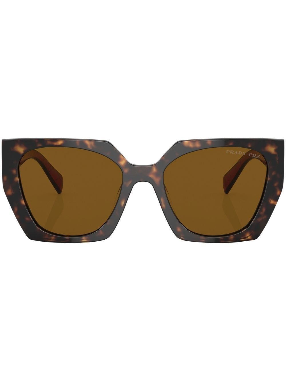 tortoiseshell oversized-frame sunglasses - 2