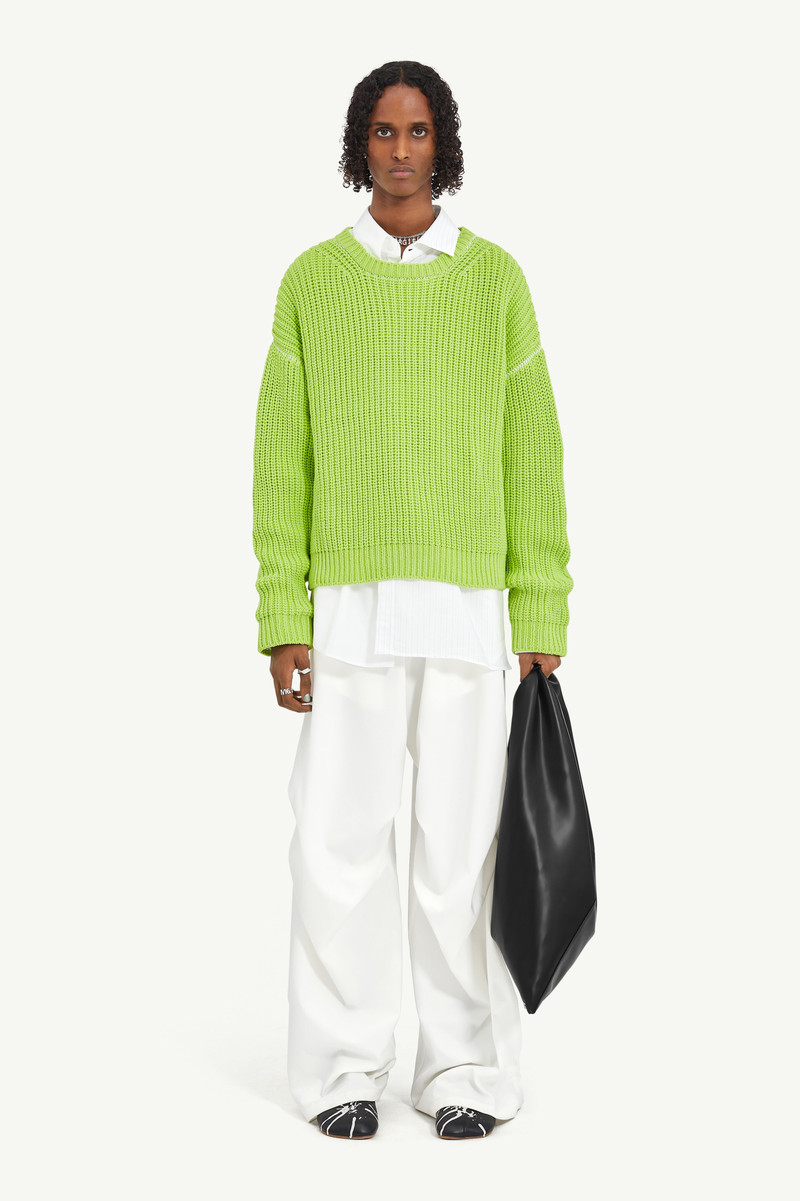 MM6 Maison Margiela Gauge 3 Airy Cotton Nylon Jumper outlook