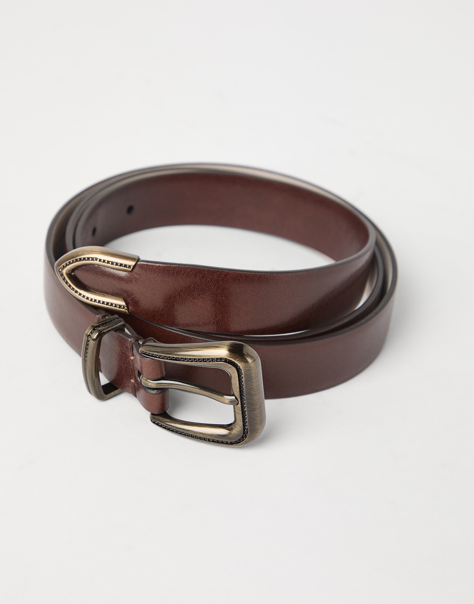 Cowhide belt with monili - 3