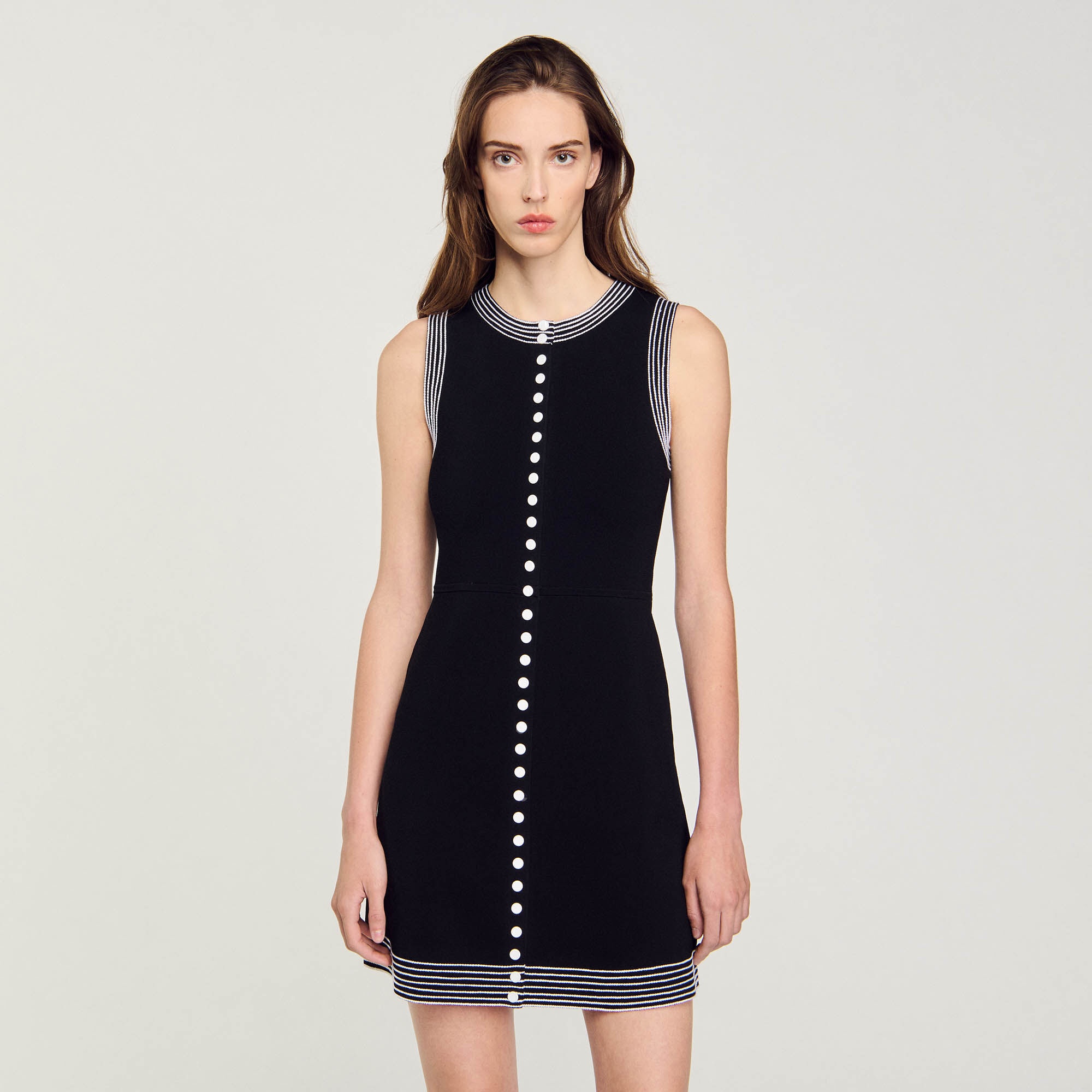 SHORT BUTTON-UP DRESS - 5