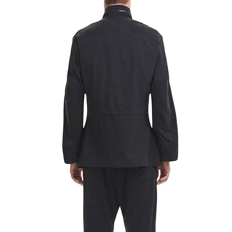 adidas Y-3 Checker Mesh Field Jacket 'Black' DY7307 - 4