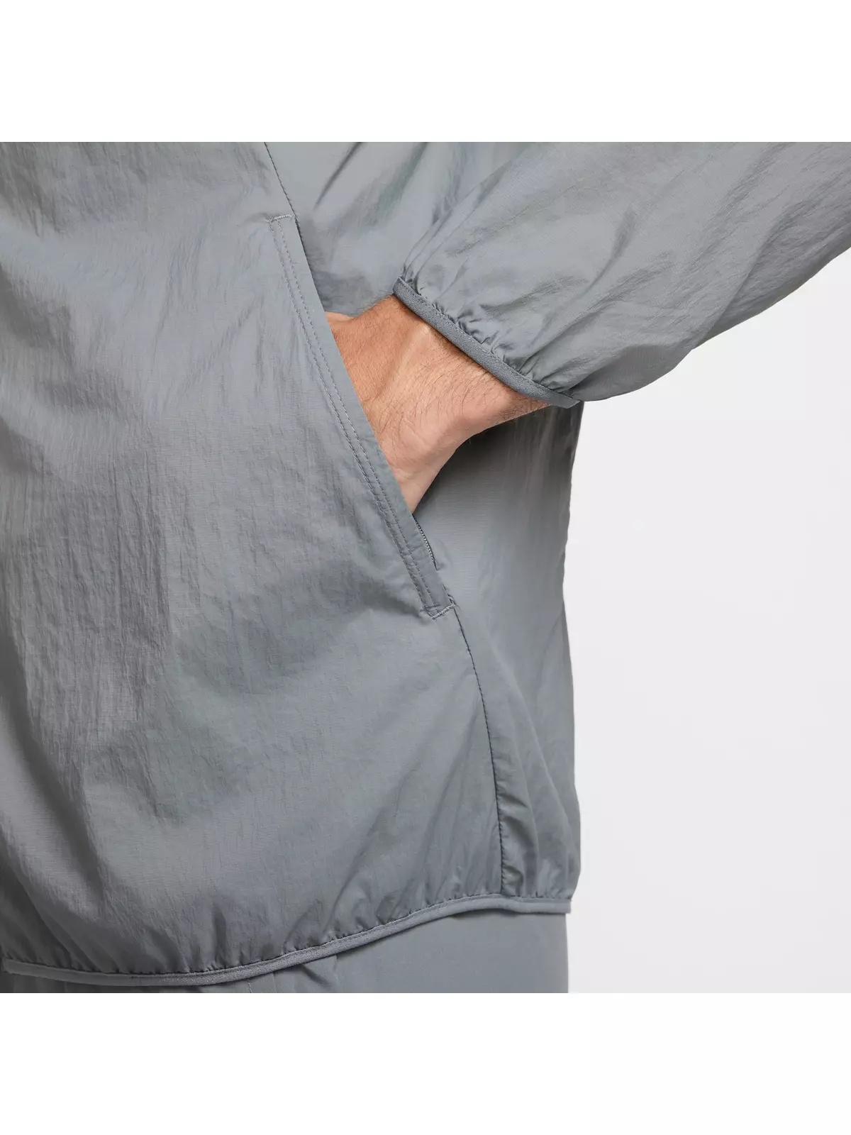 Men's Stride Repel UV Running Jacket - Grey - 4