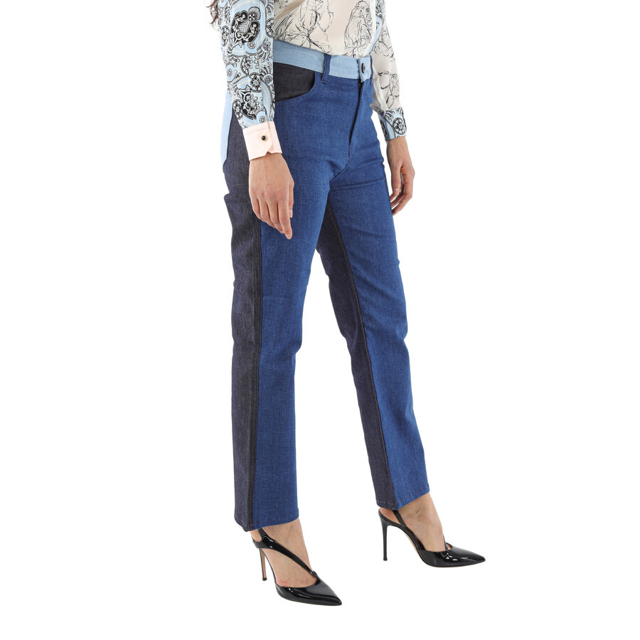 Victoria Beckham Ladies Pants Light Blue Cali Jean - 2