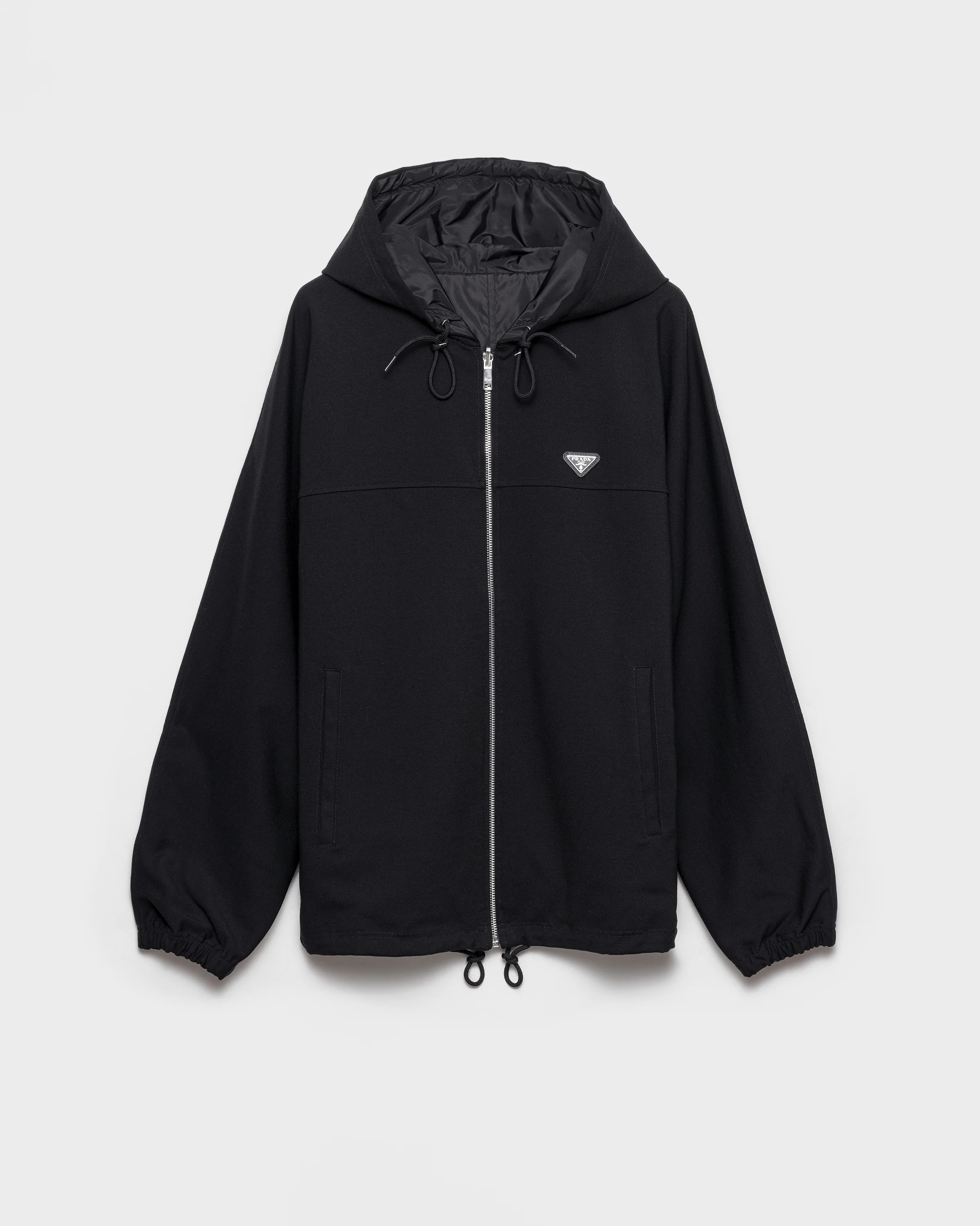 Technical fleece hoodie jacket - 1