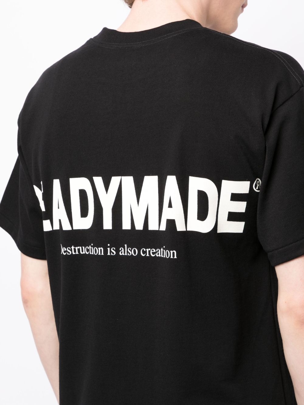 logo-print cotton T-shirt - 5