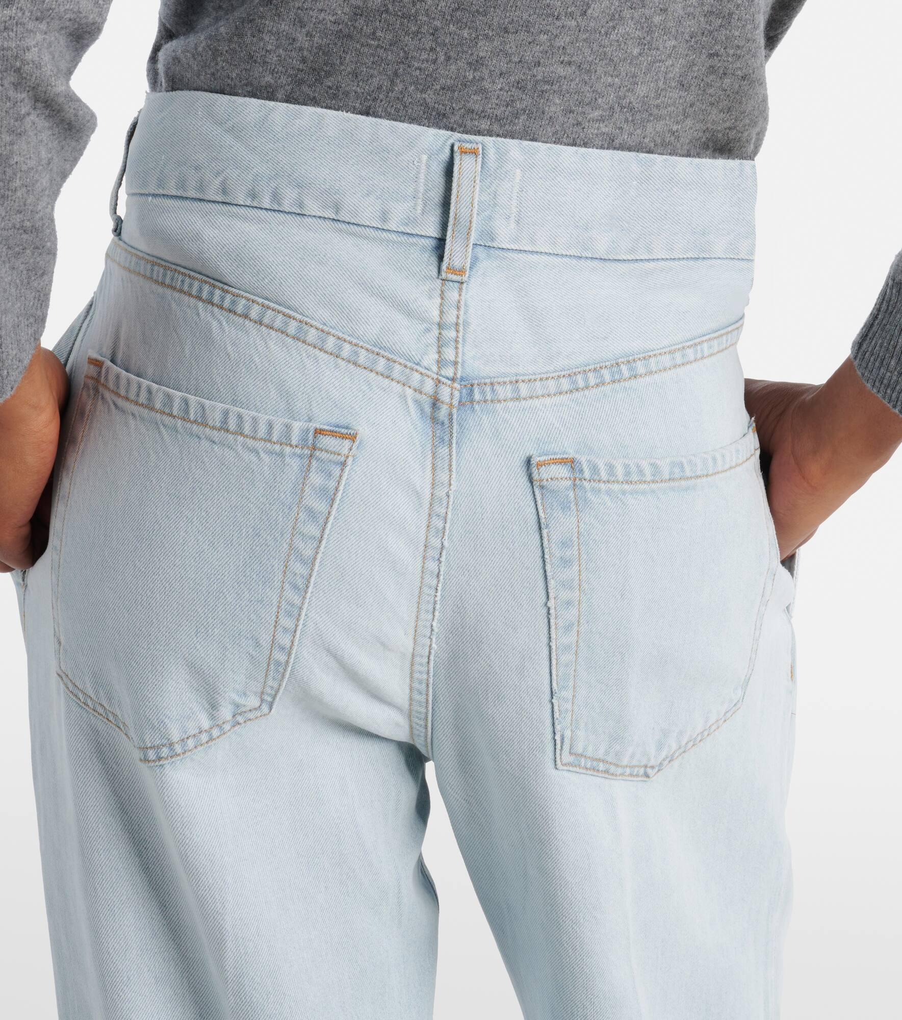 Petra high-rise wide-leg jeans - 6