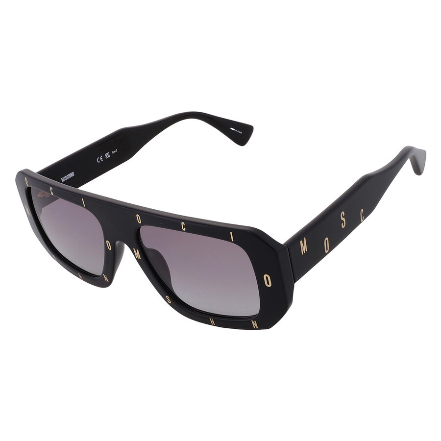 Moschino Dark Grey Shaded Browline Ladies Sunglasses MOS129/S 0807/9O 54 - 3