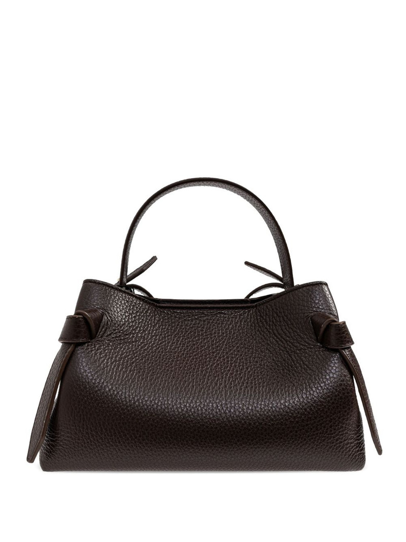 Yuzefi mini Gyoza knotted leather tote bag outlook