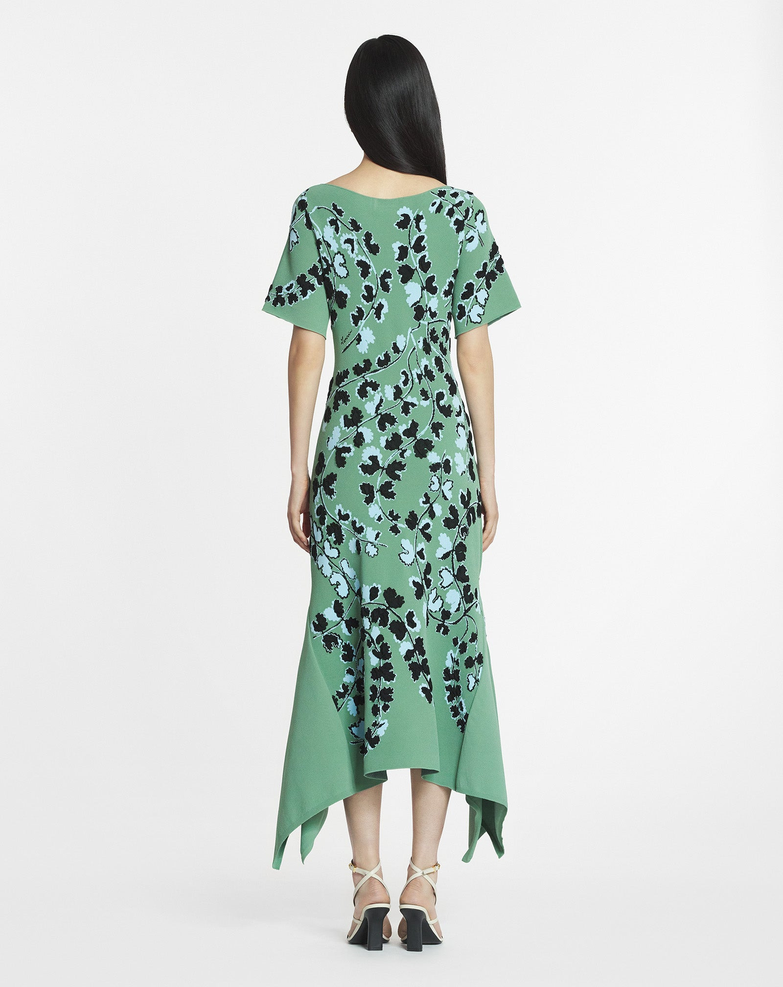 JACQUARD MIDI DRESS - 4