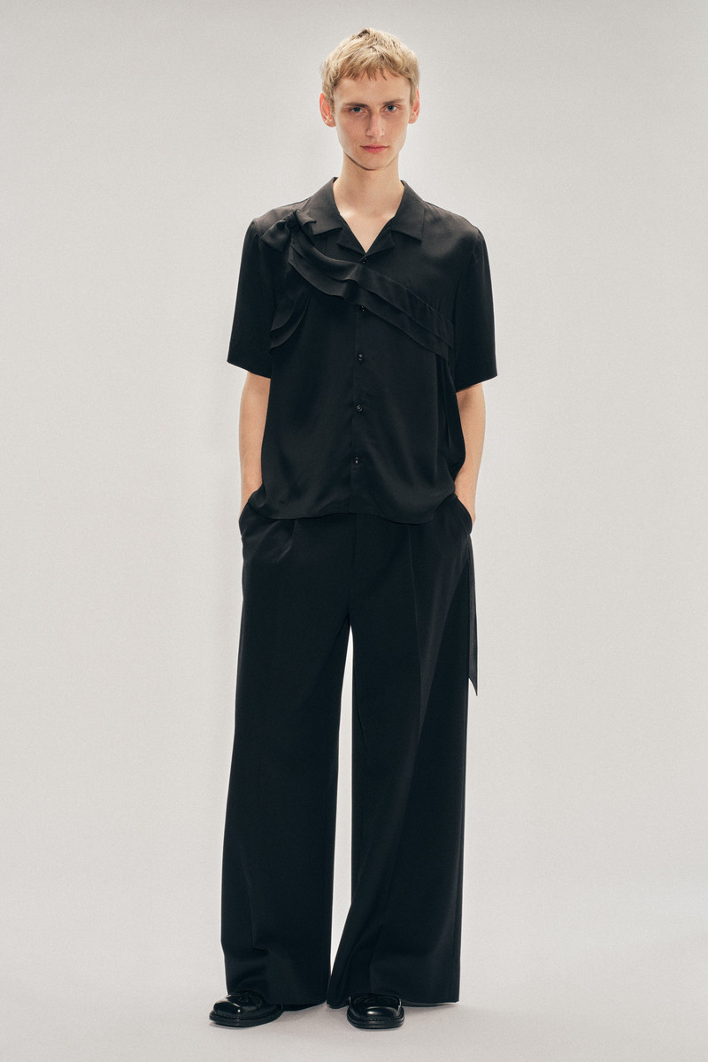 Pressed Bow Sash Shirt 1