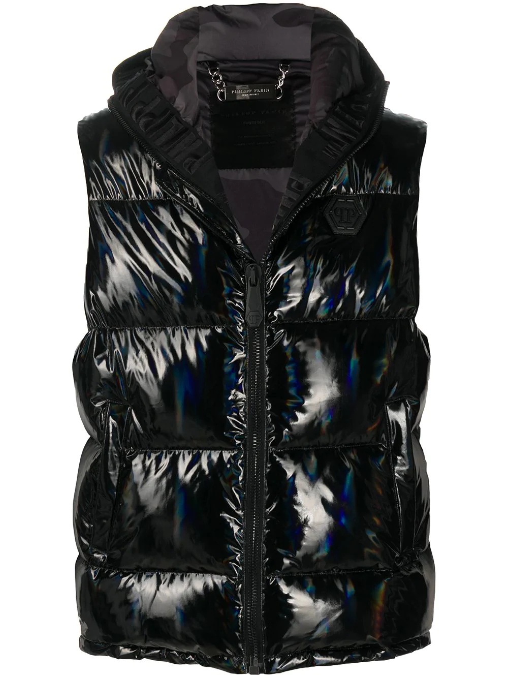 reflective light padded gilet - 1