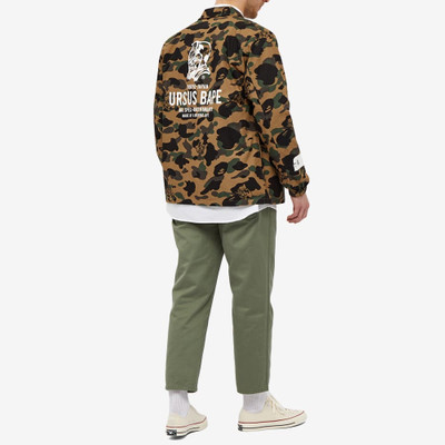 A BATHING APE® A Bathing Ape Ursus Camo Coach Jacket outlook