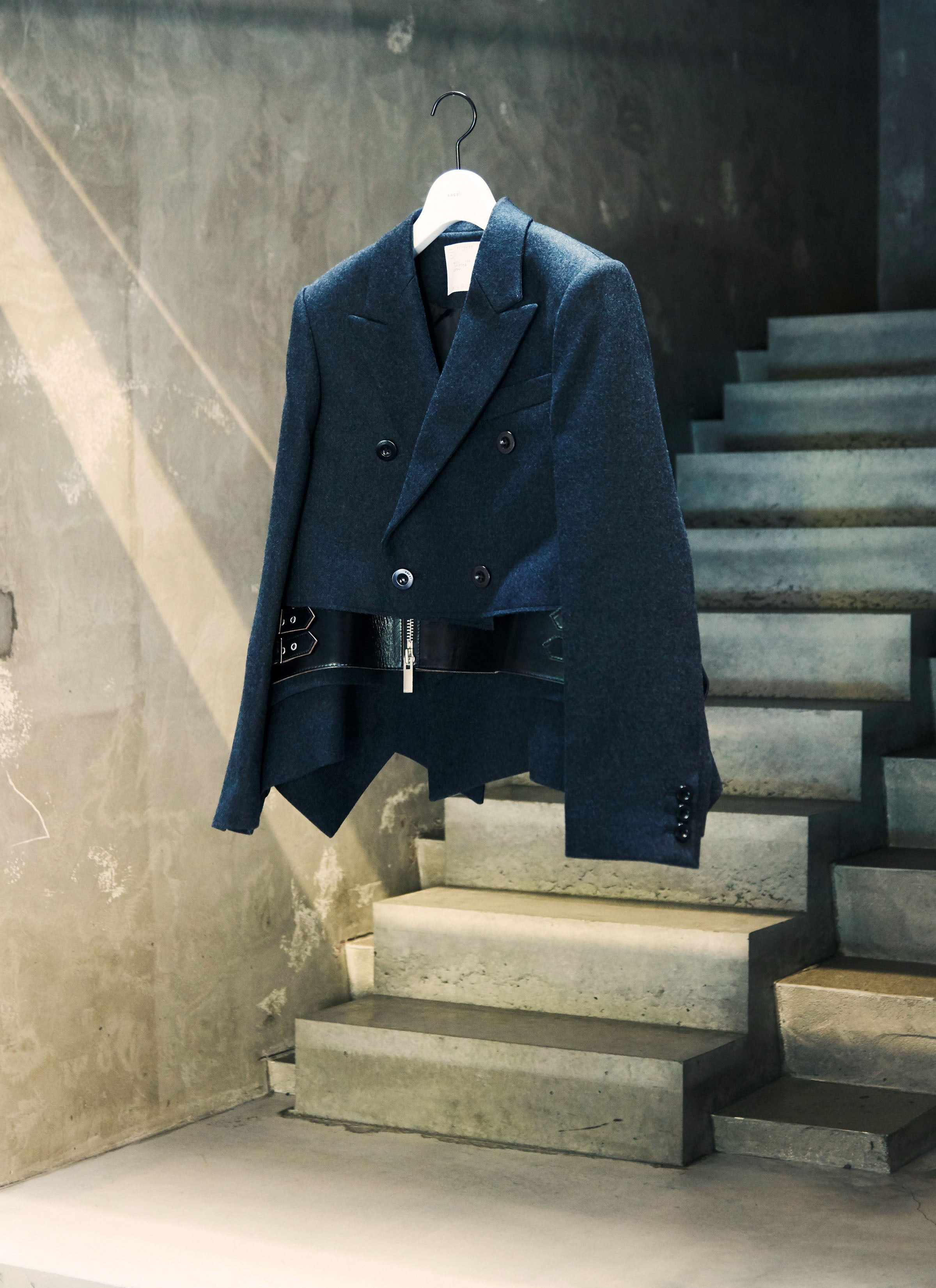 Wool Melton x Leather Jacket - 2
