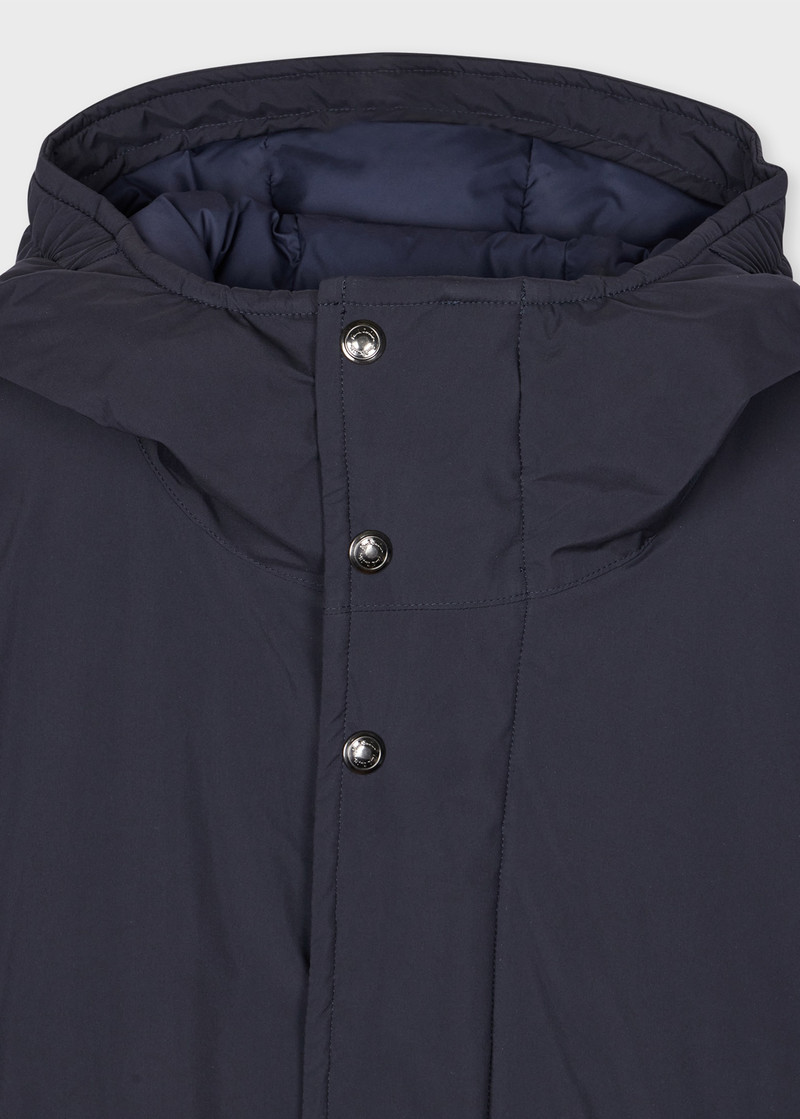 Paul Smith Navy Two-Layer Recycled Polyester-Blend Down Parka outlook