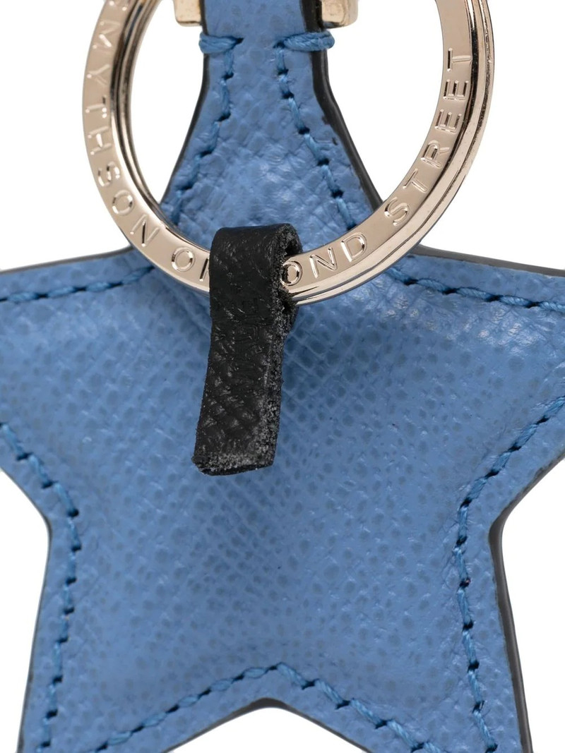 Smythson star leather keychain outlook