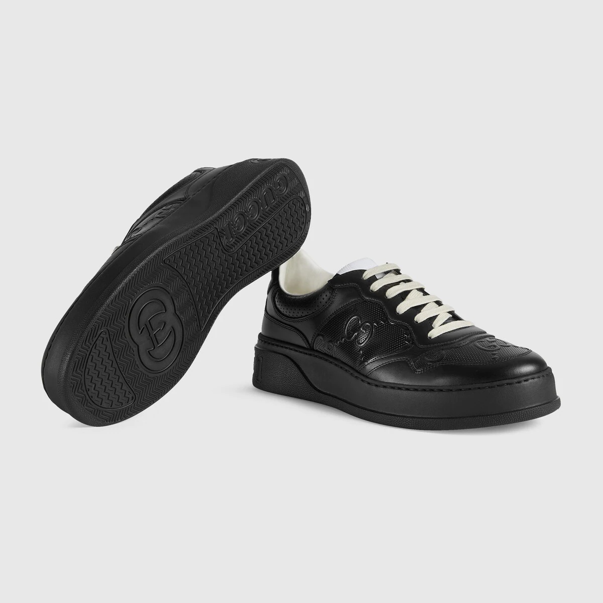 Men's GG embossed sneaker - 5