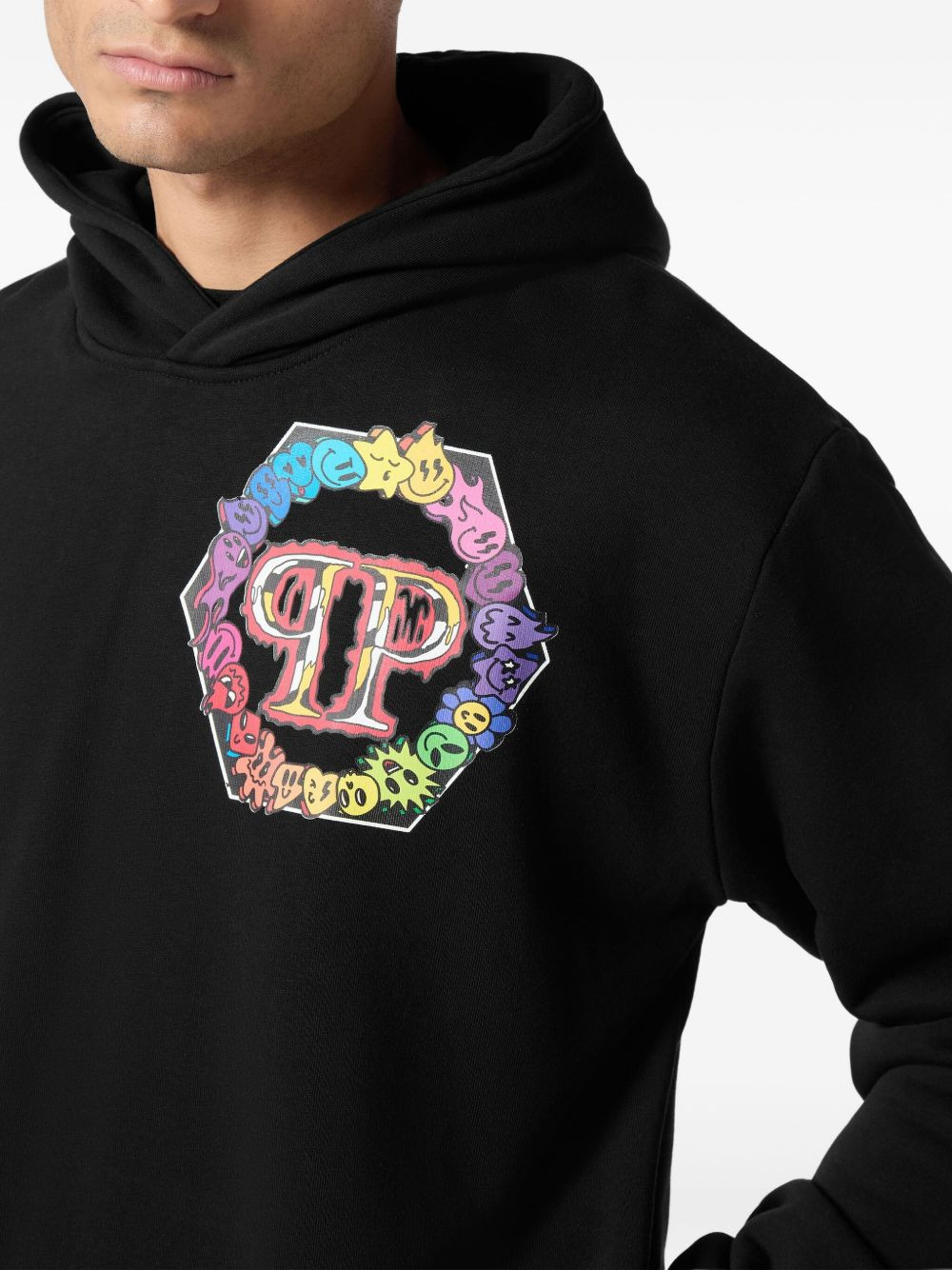 logo-detailed hoodie - 4