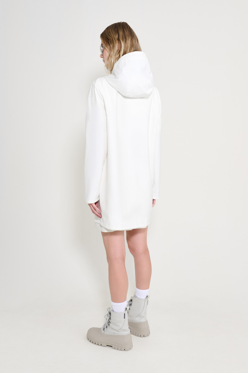 Stockholm Lightweight Raincoat White 3