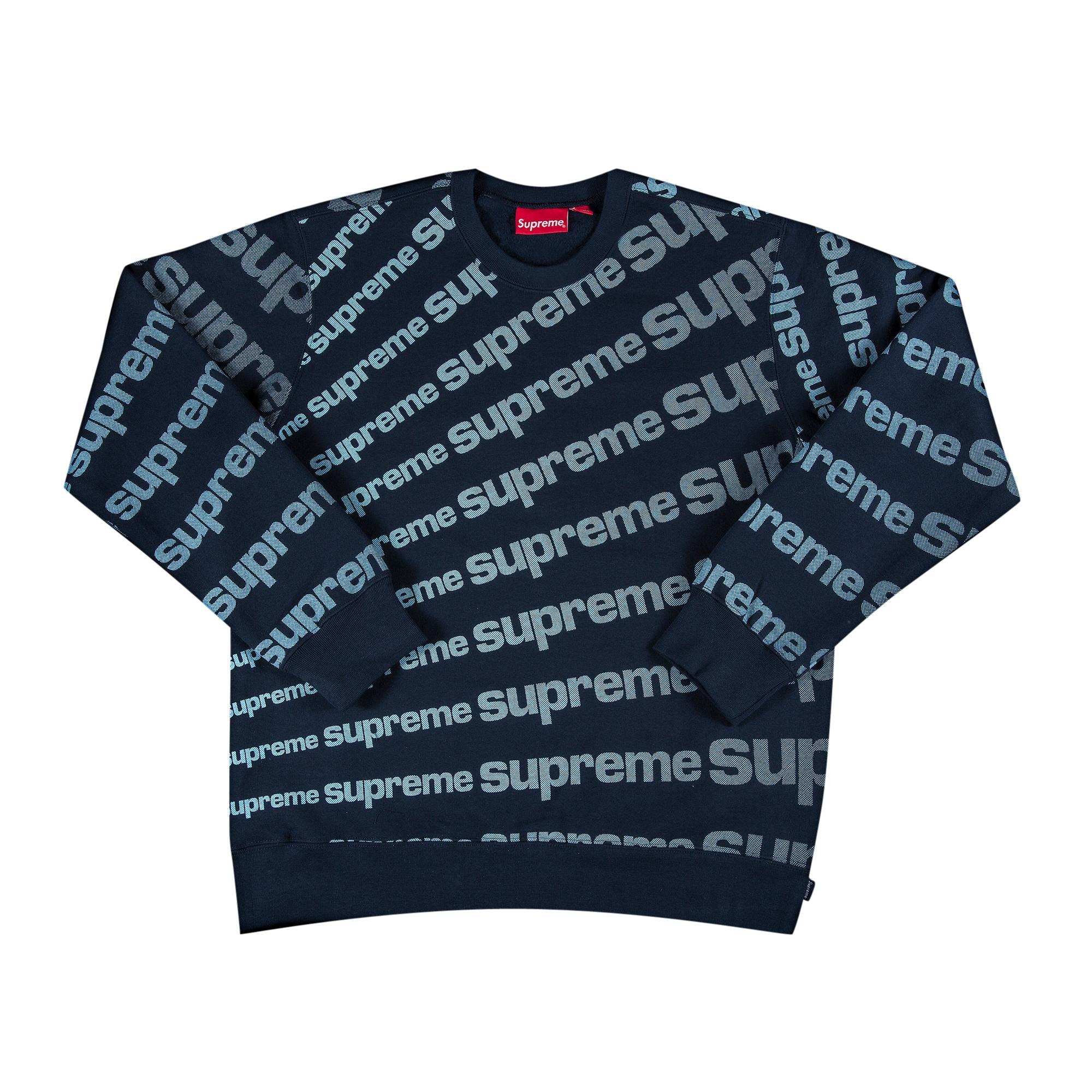 Supreme Supreme Radial Crewneck 'Navy' | REVERSIBLE