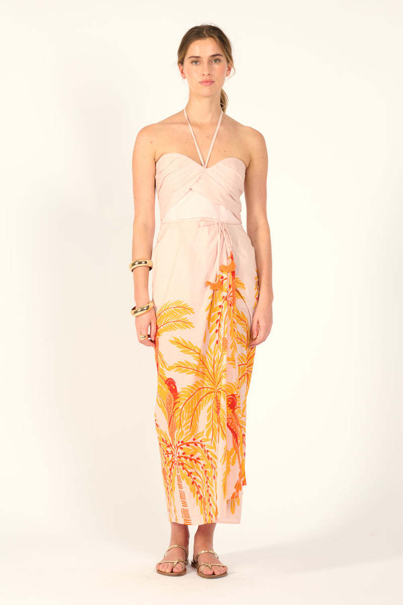 Long Dress Collina - Yellow Palmrott 3