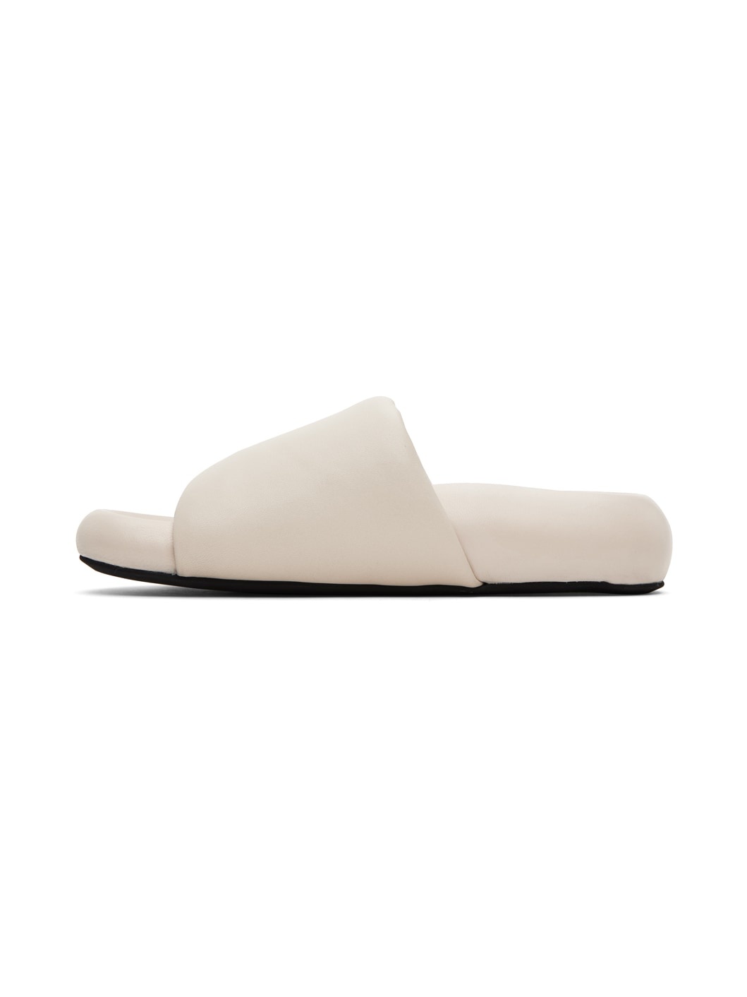 Beige Pouf Sandals - 3