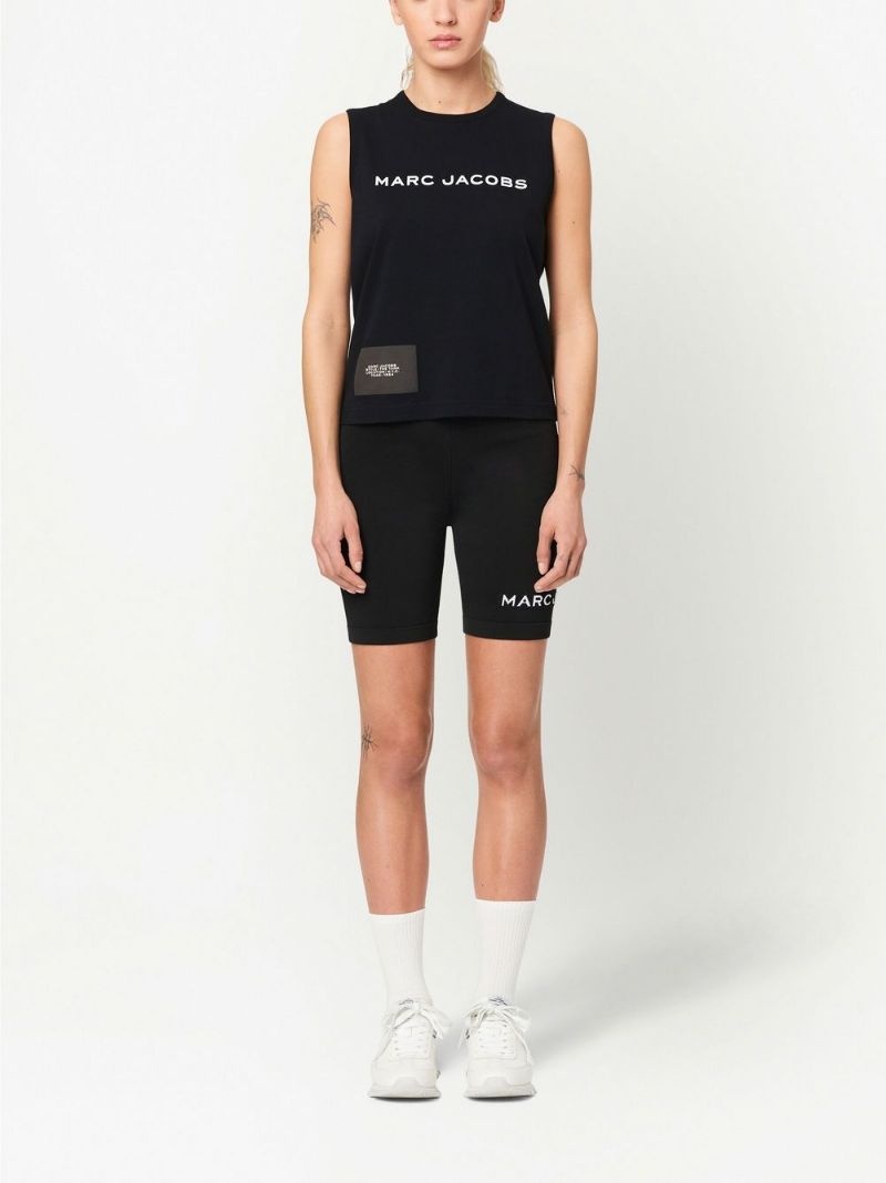 logo-print tank top - 3