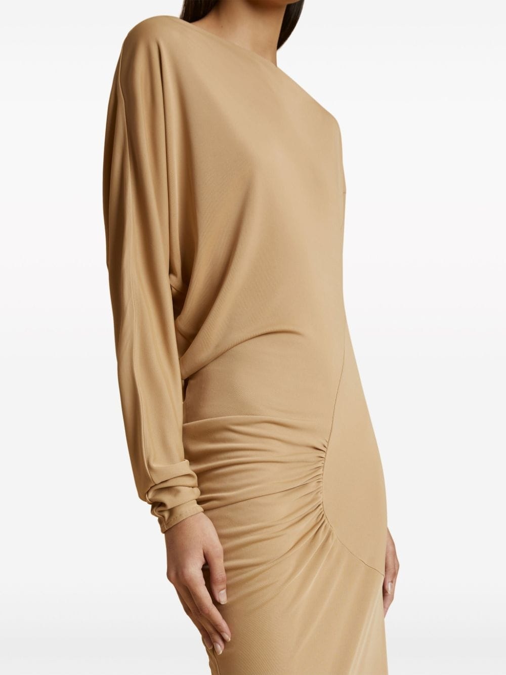The Oron ruched maxi dress - 5
