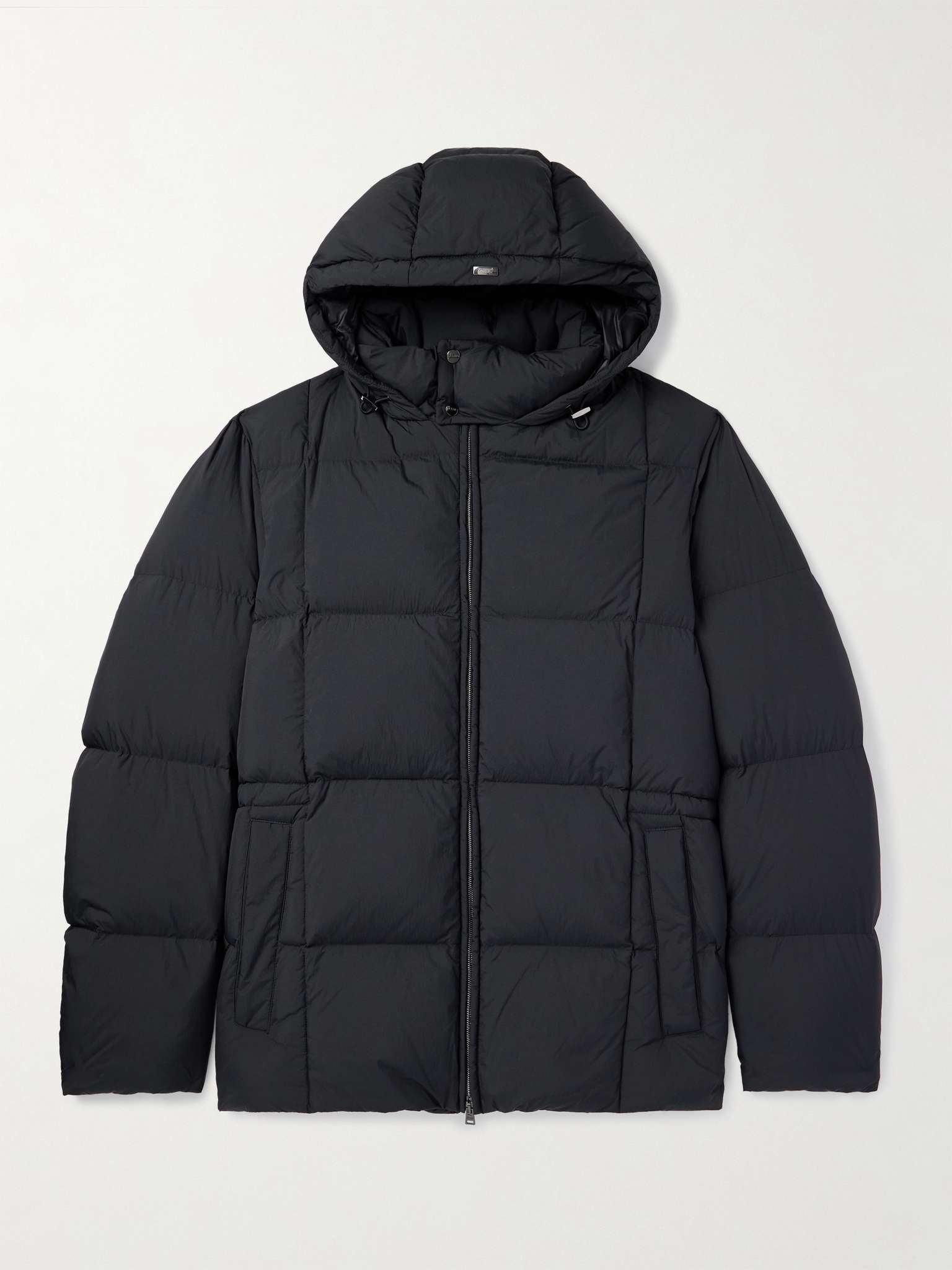 Herno Quilted Shell Hooded Down Jacket | REVERSIBLE