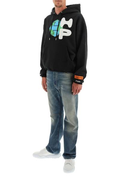 Heron Preston SPRAY GLOBE HOODIE outlook