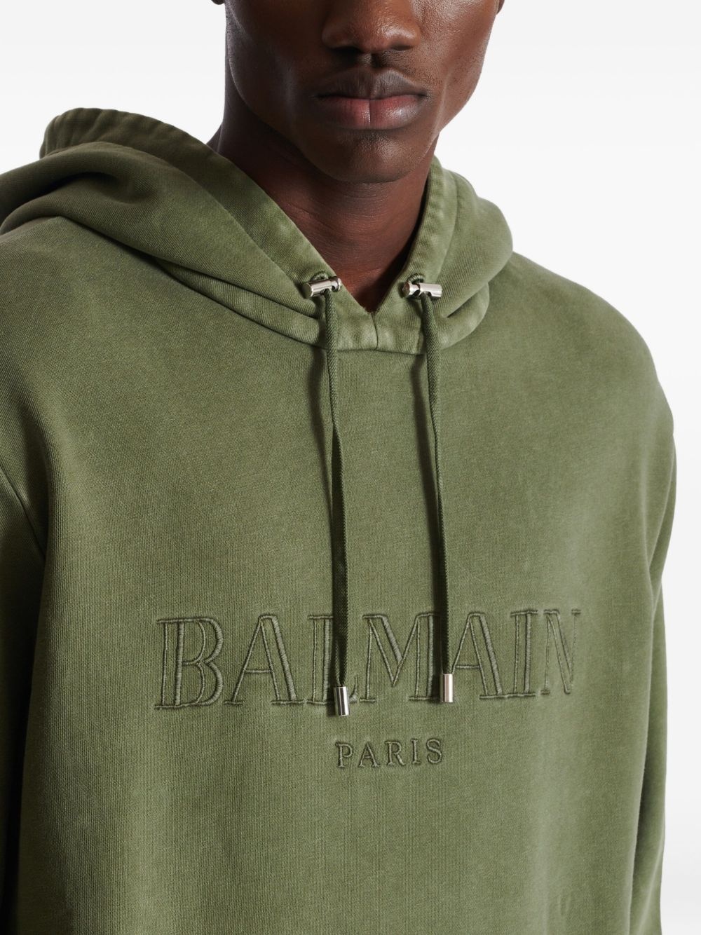 logo-print hoodie - 7