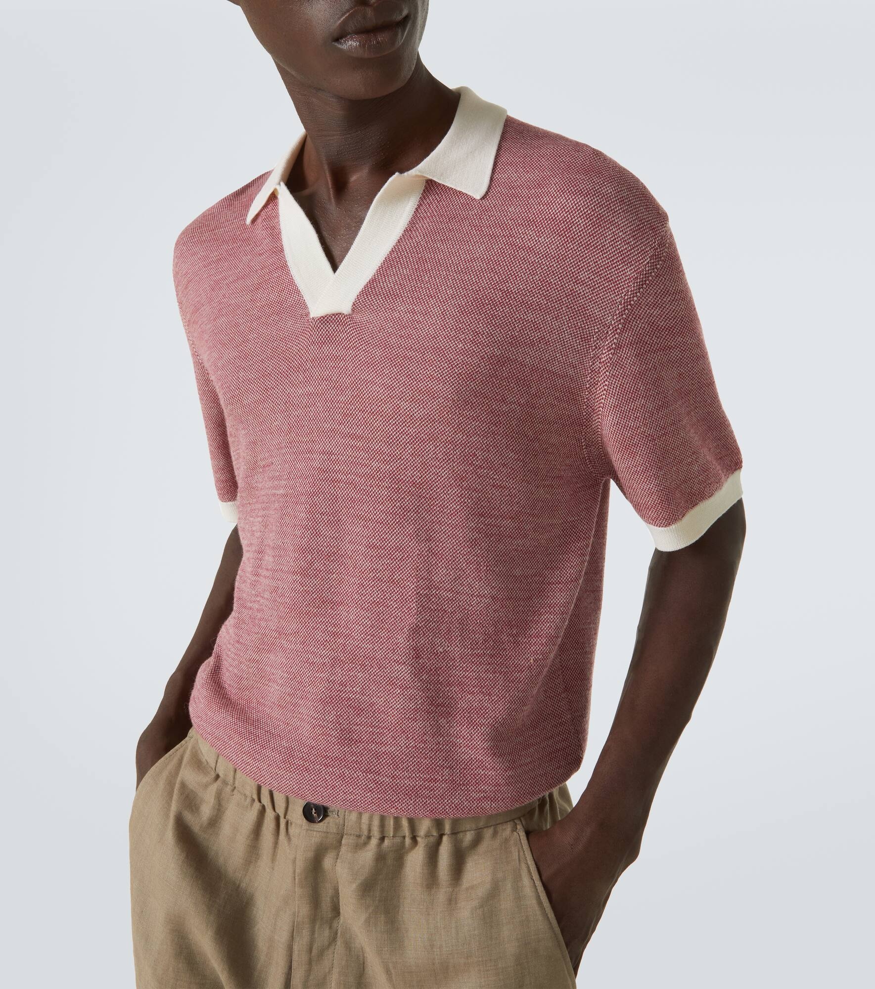 Horton wool and cotton polo sweater - 5