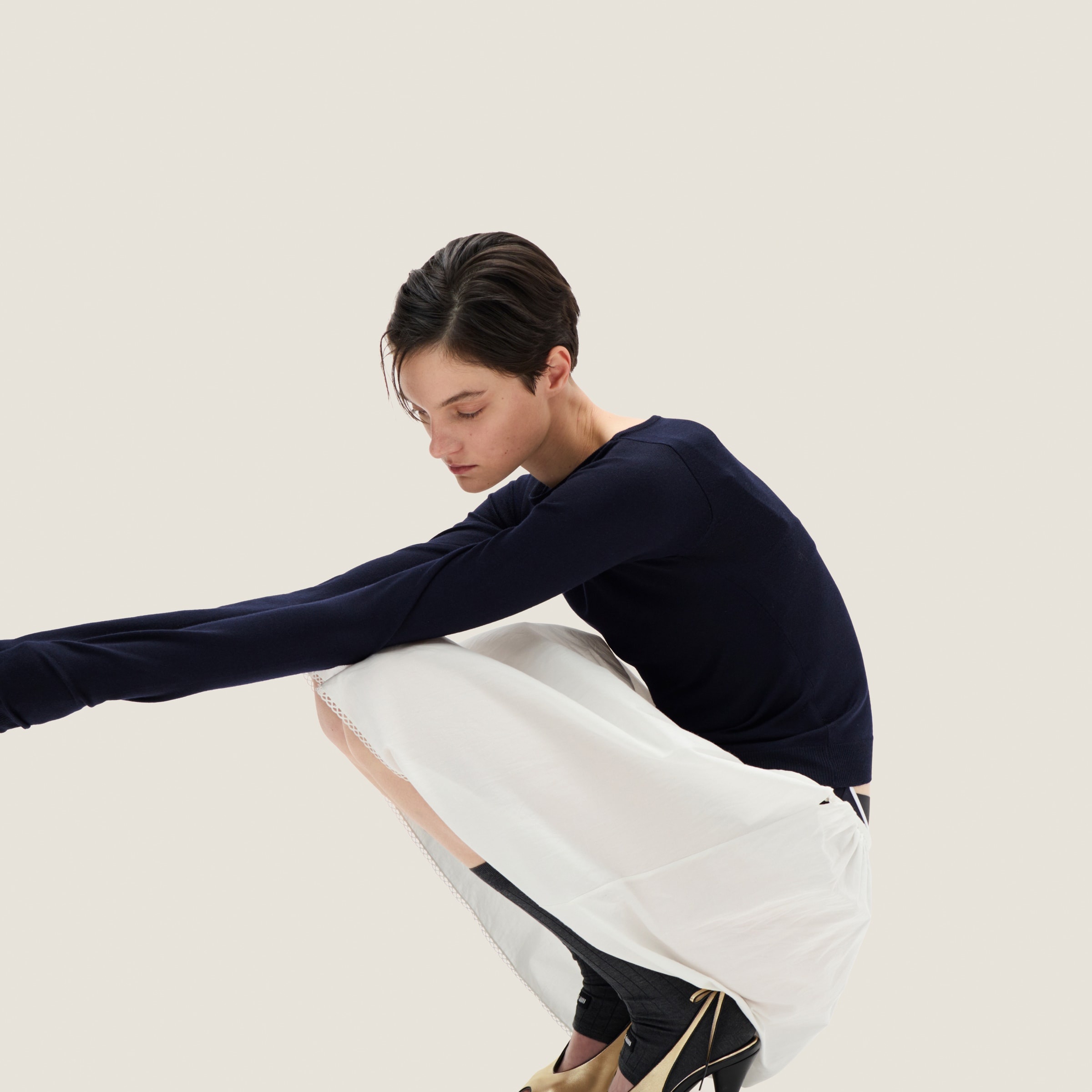 Wool boat-neck sweater - 4